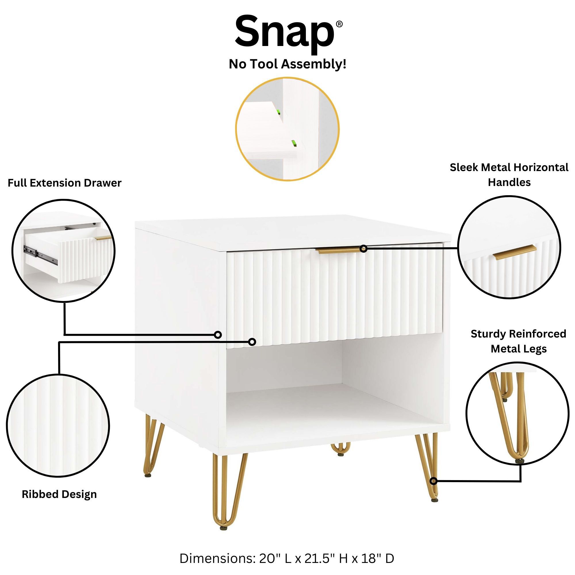 Manhattan Comfort 2-DB01-WH dressers - View #6