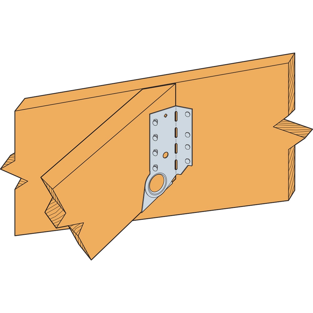 Simpson Strong-Tie ZMAX 2 x 6 Left Skewed Joist Hanger - Town