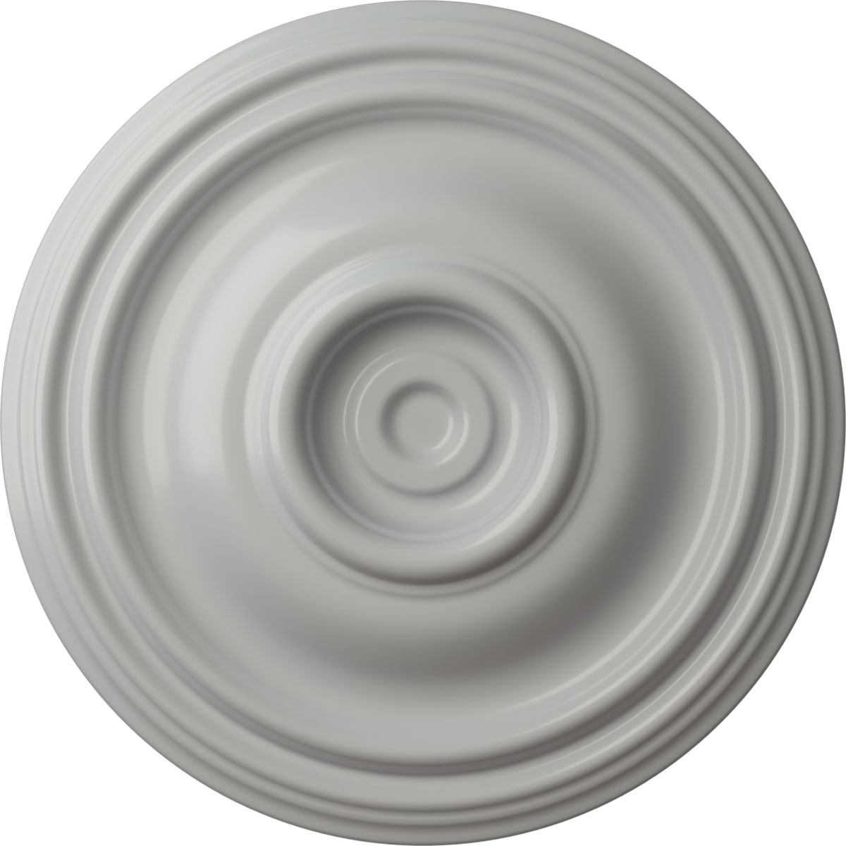 Ekena Millwork CM14TRFRF Traditional 14.75-in W x 14.75-in L Painted Frost Polyurethane Whole Ceiling Medallion