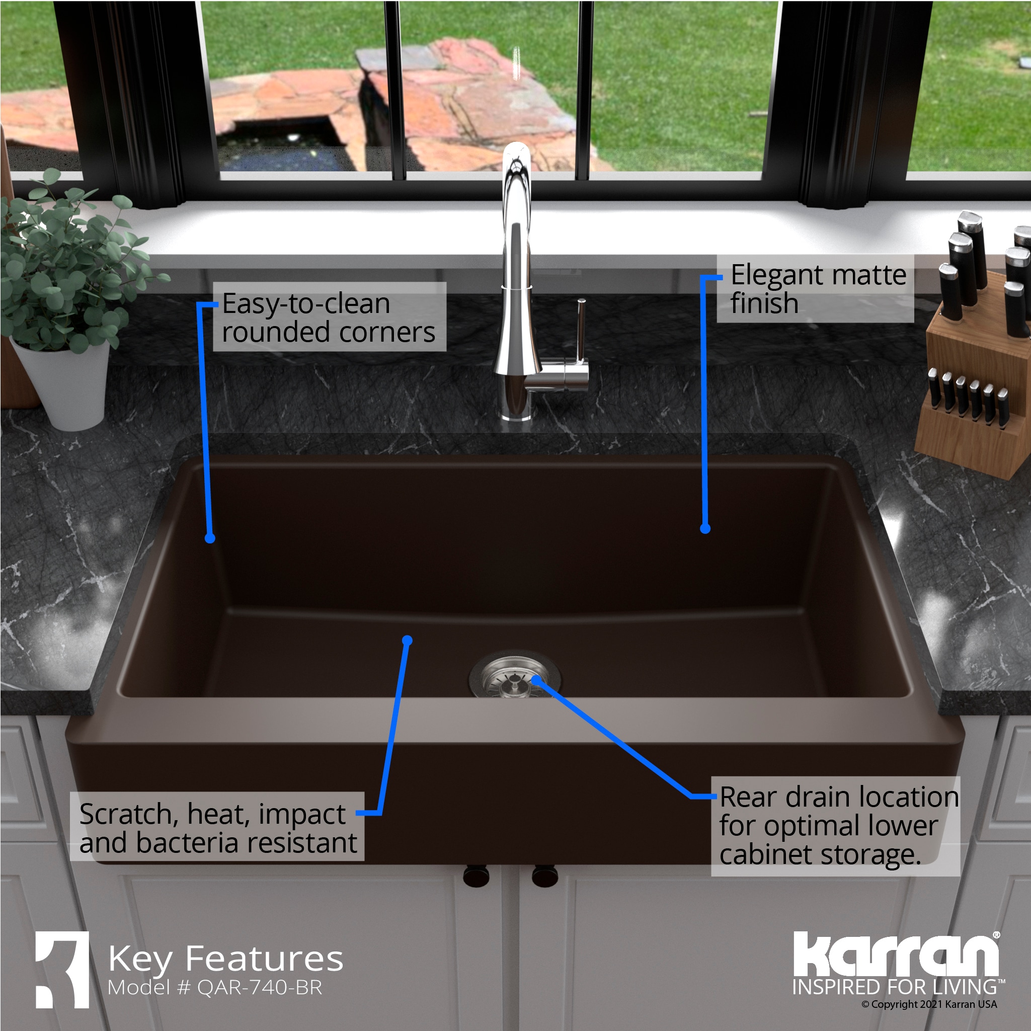 Karran QAR-740-BR Kitchen-Sinks - View #6