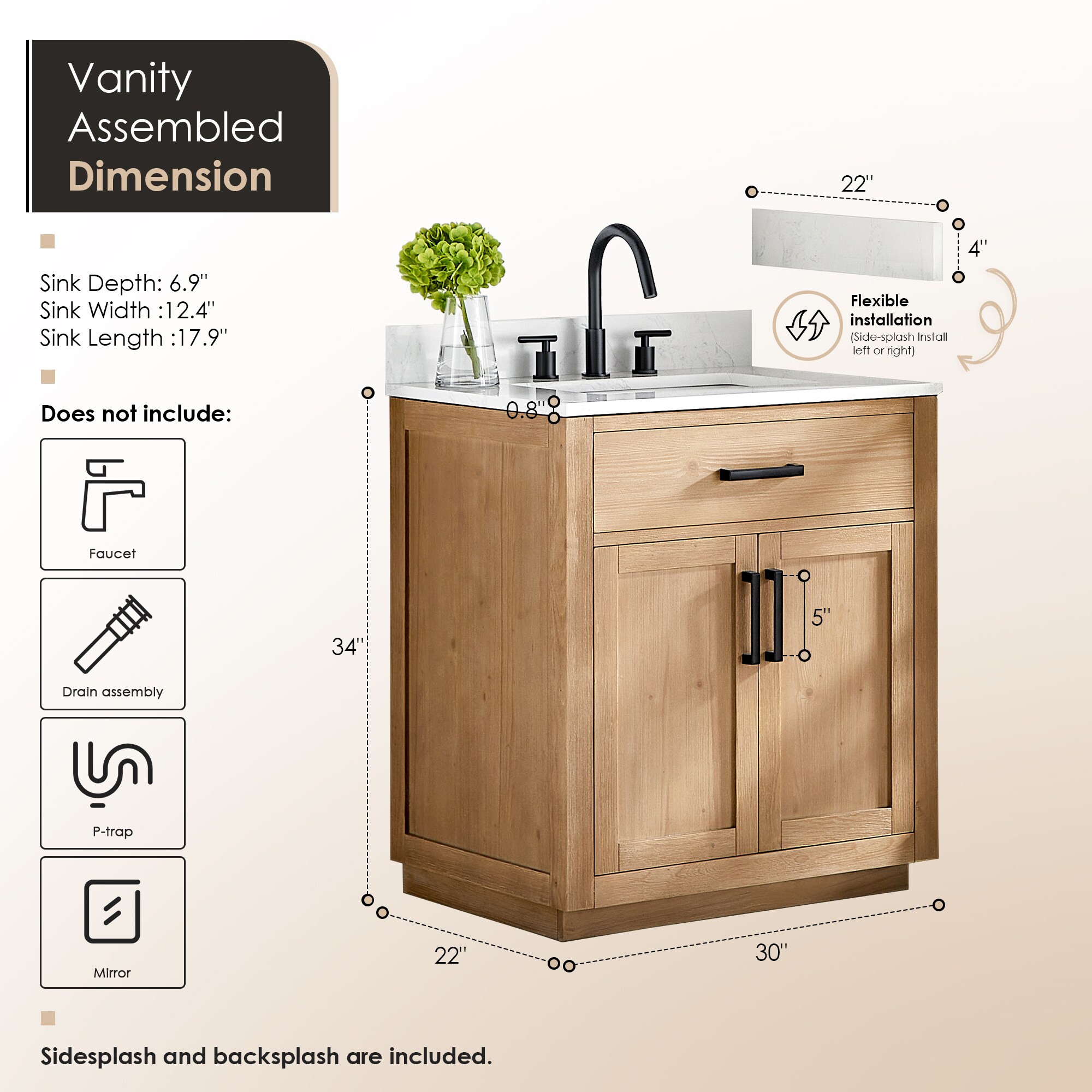 Altair 557030-LB-GW-NM Bath-Vanity-Combo - View #9