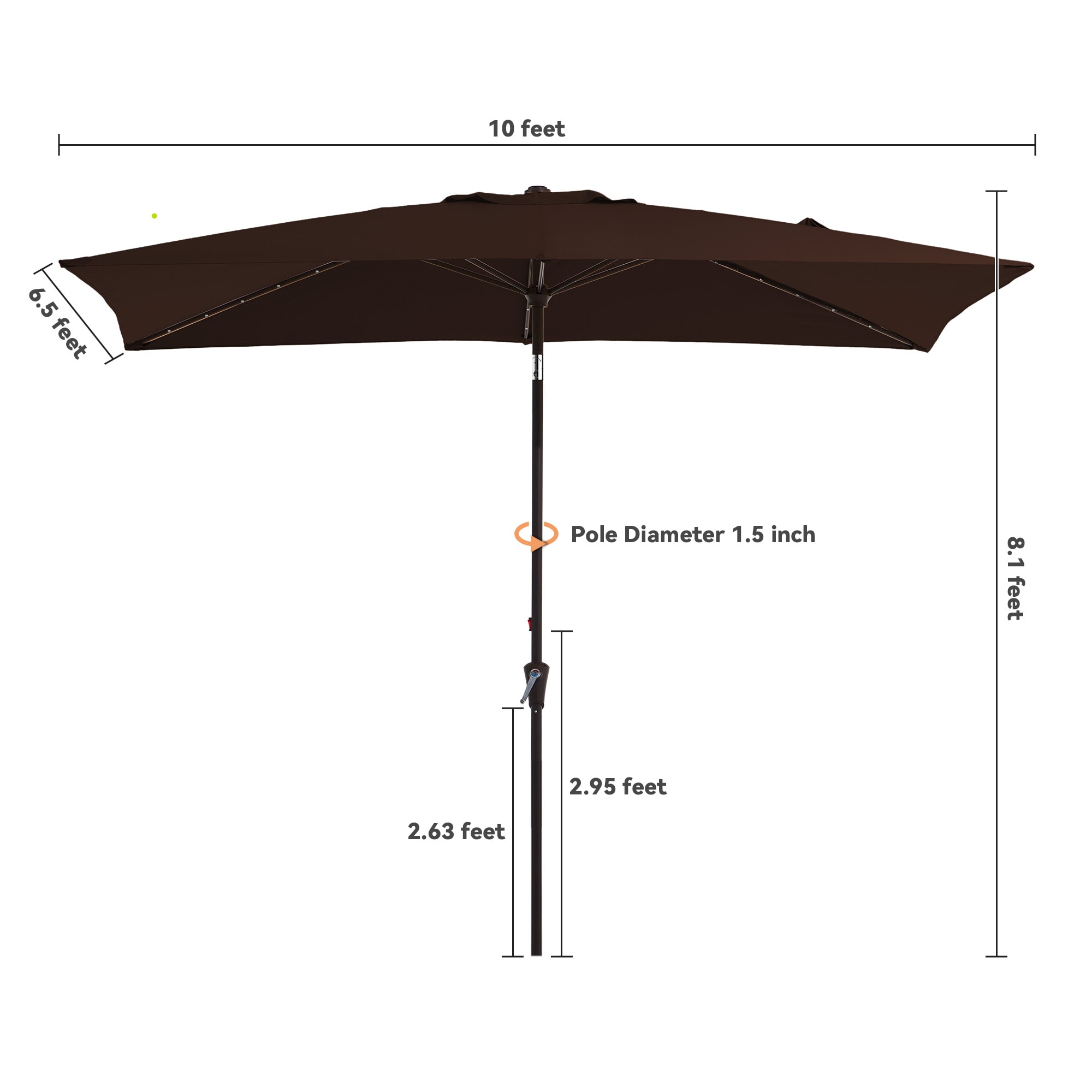 JEAREY 6.5ZZS-BR Umbrellas-2 - View #5