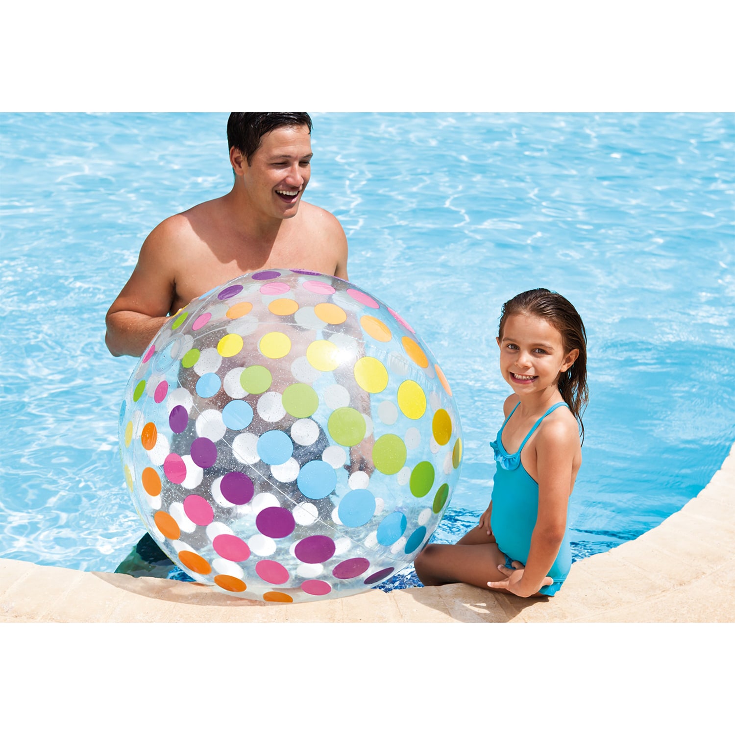 Inflatable Water Volleyball Court for Aqua Game in Sea or Swimming Pool,Air  Pump Included