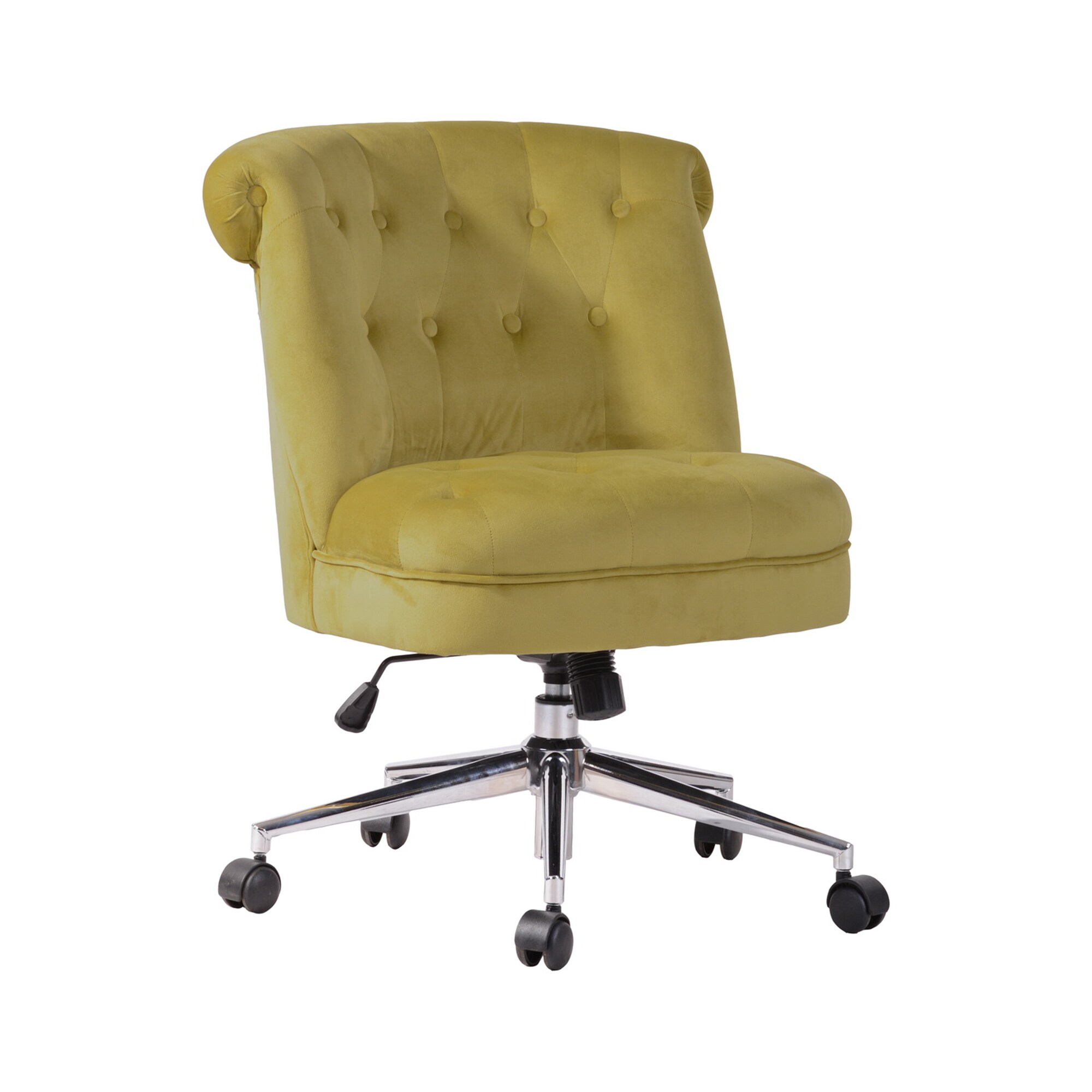 Yellow leather desk discount chair