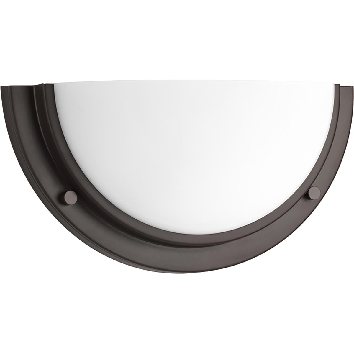 Progress Lighting P710036-129-30 Apogee 15-in W 1 -Light Bronze Integrated LED Wall Sconce ENERGY STAR Certified
