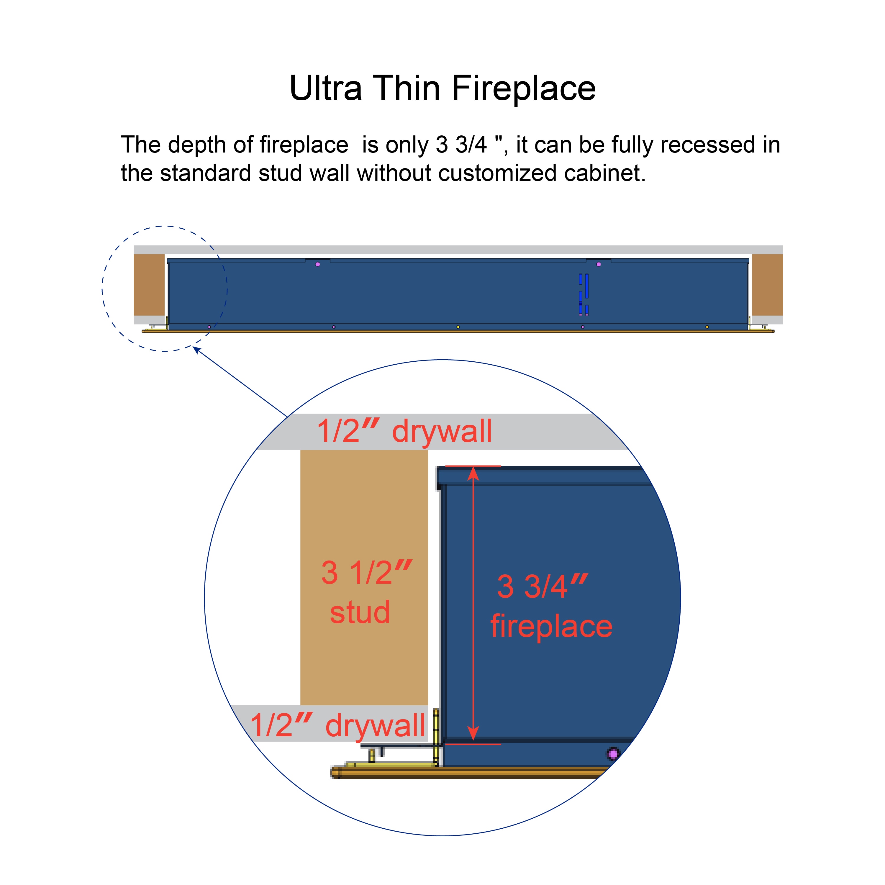 Mondawe MA-CE60605 Electric-Fireplaces - View #8