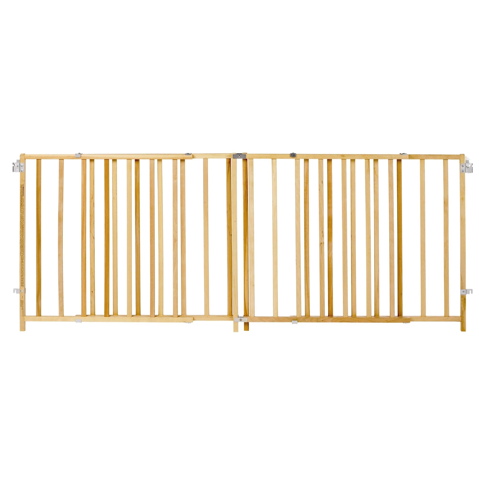 Toddleroo by North States 4649 103-Inches x 27-Inches Hardware Mounted Natural Wood Safety Gate
