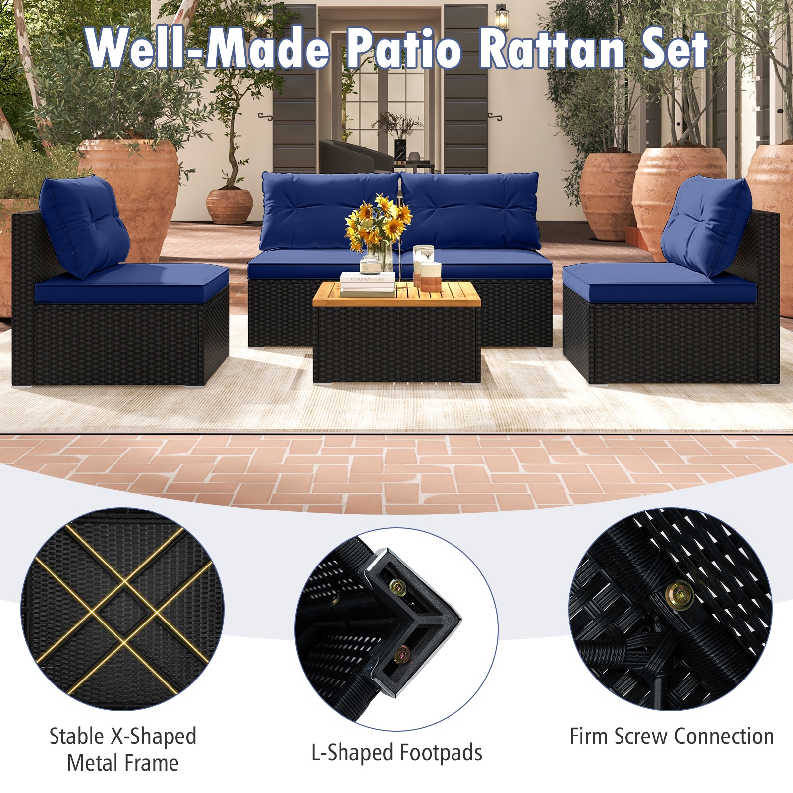 LIVIZA OUJ73007NY Patio-Sofas-Daybeds - View #4