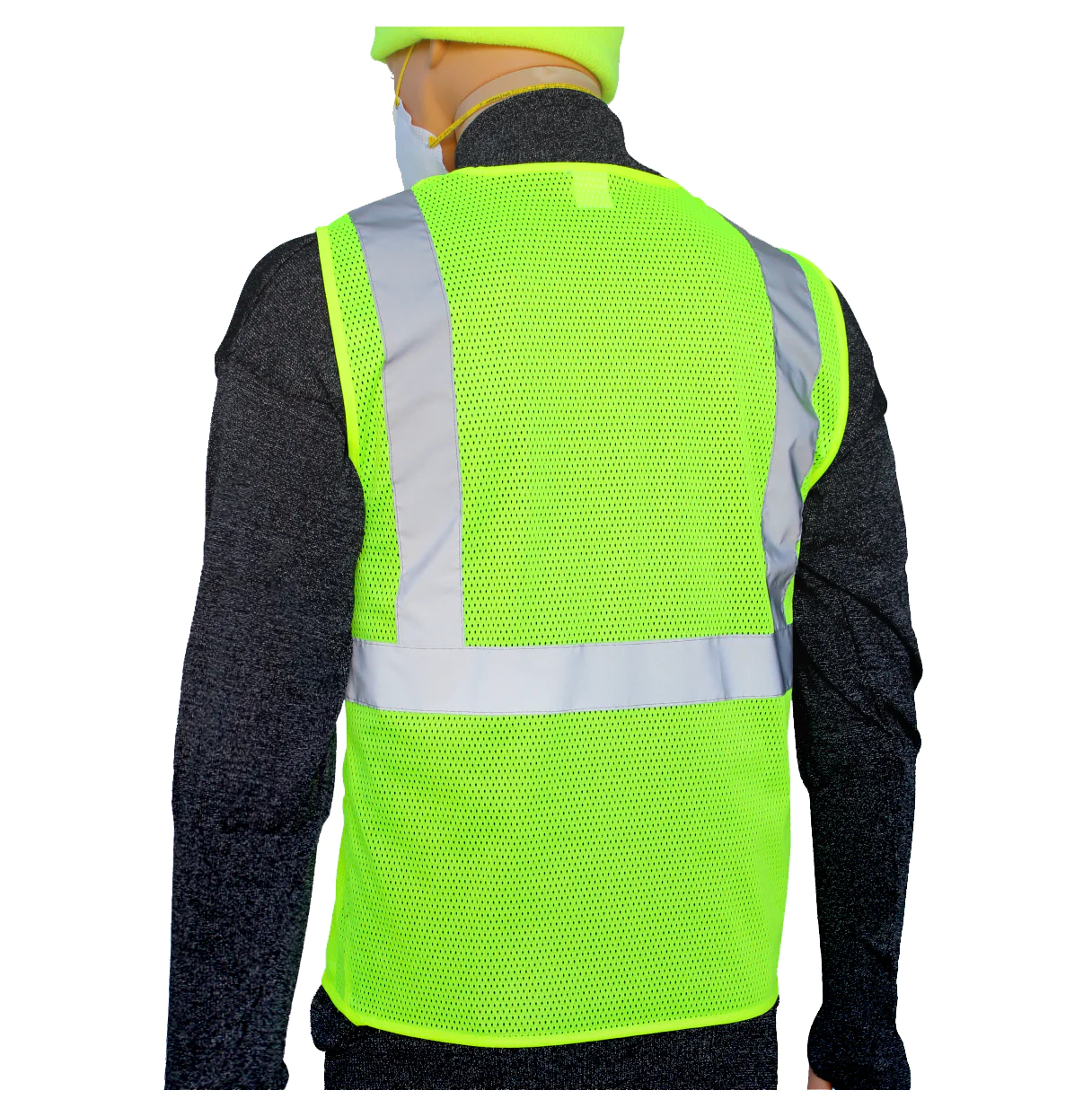 Glow Shield Class 2 Green Safety Vest 3XL - High Visibility Vest for ...