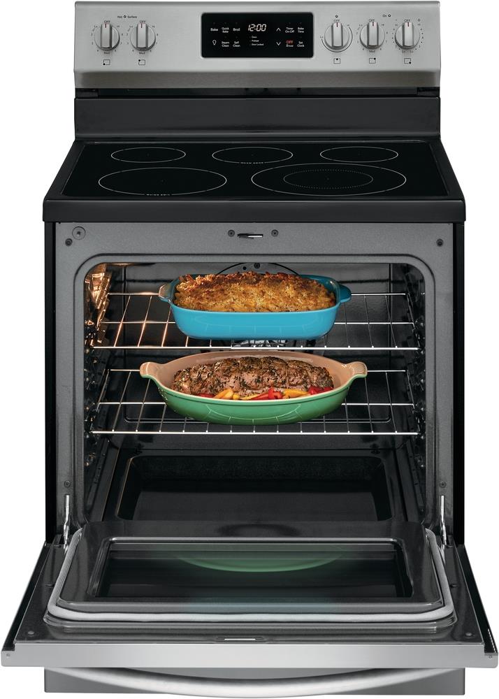 Frigidaire Gallery 30 in Glass Top 5 Burners 5.4 cu ft Self