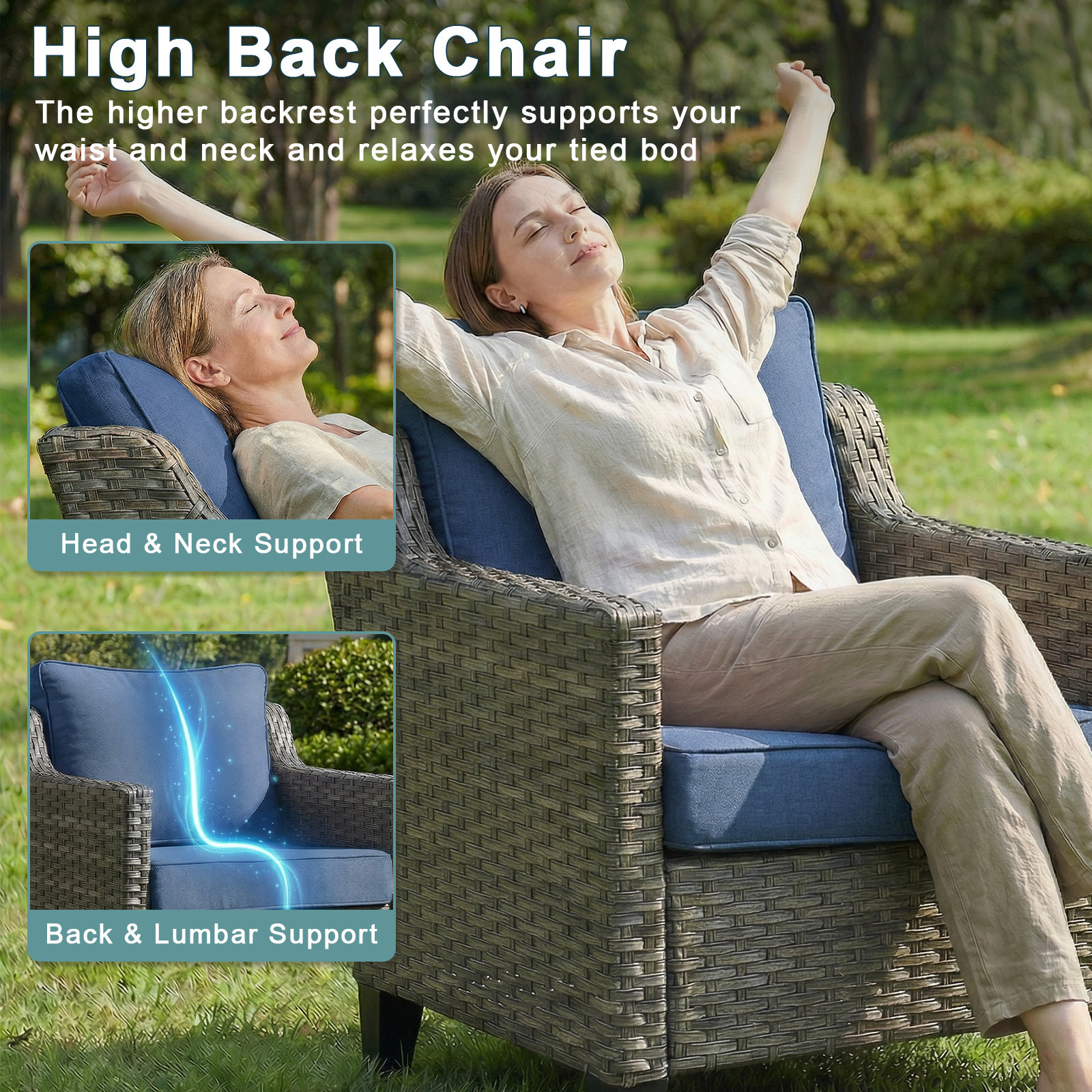 Rilyson FSHT707173BL Patio-Conversation-Sets - View #2