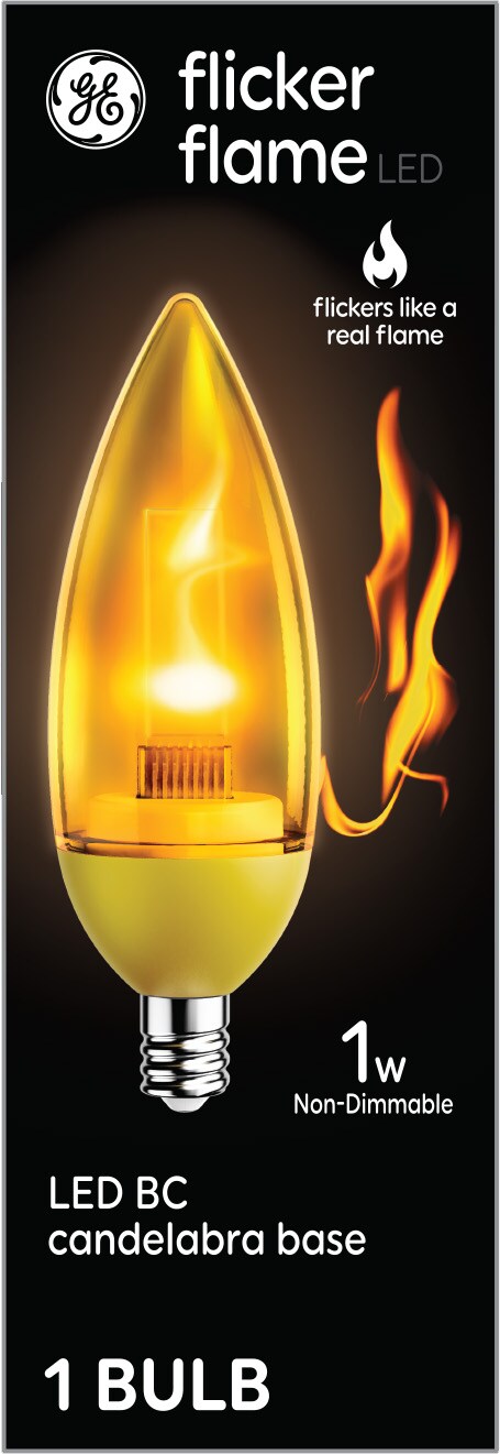 dimmable flicker flame bulb