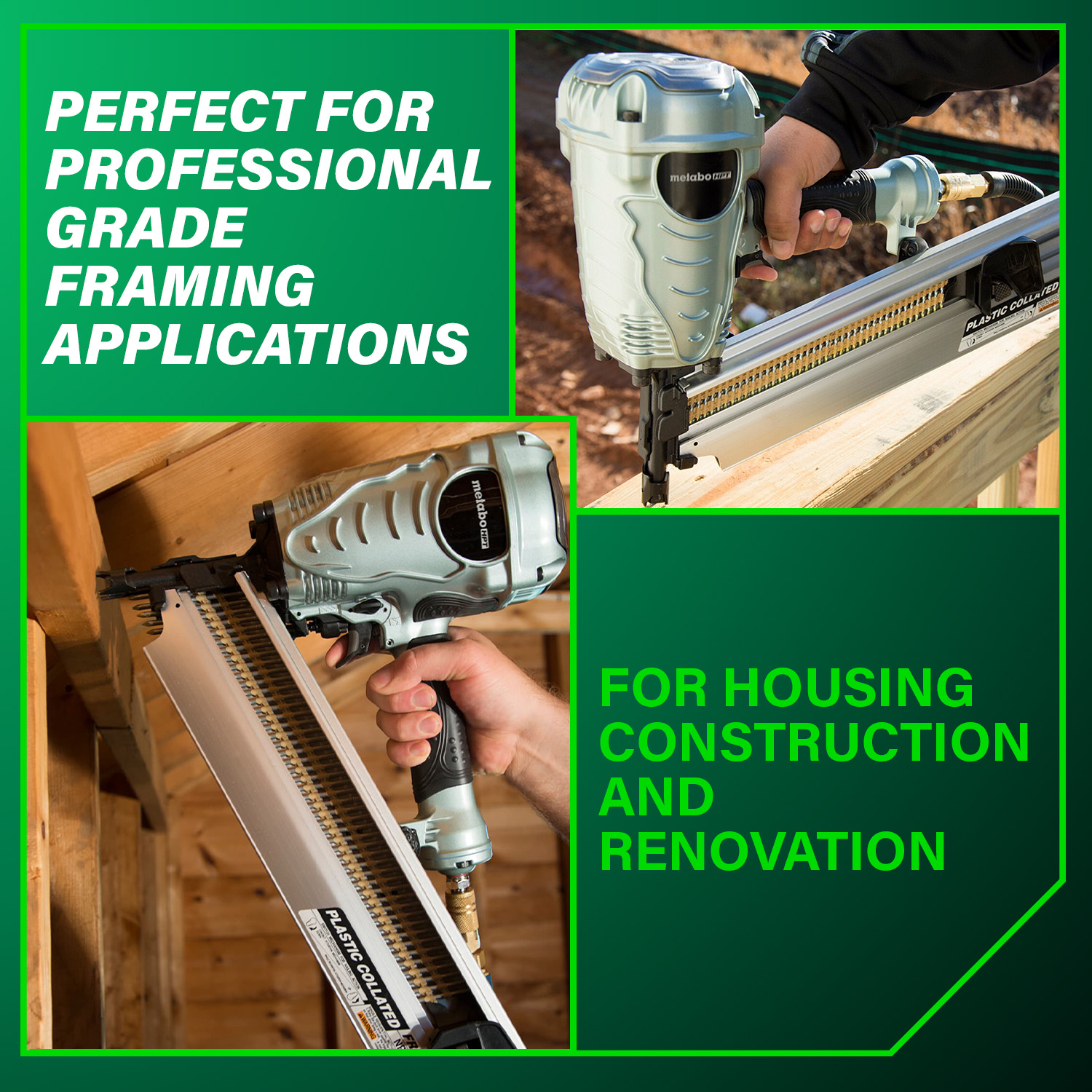 Metabo HPT NR90AES1M Cordless-Nailer - View #10