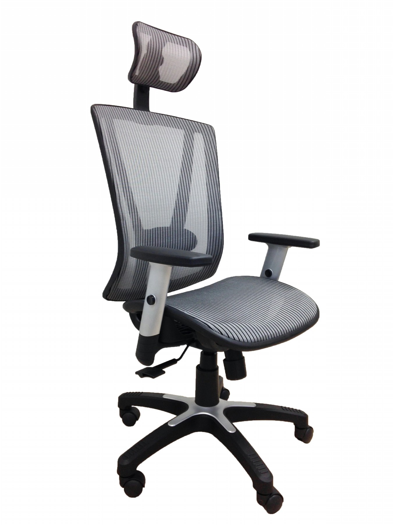 ErgoMax 52 in. H Black Ergonomic Adjustable Executive Office Chair
