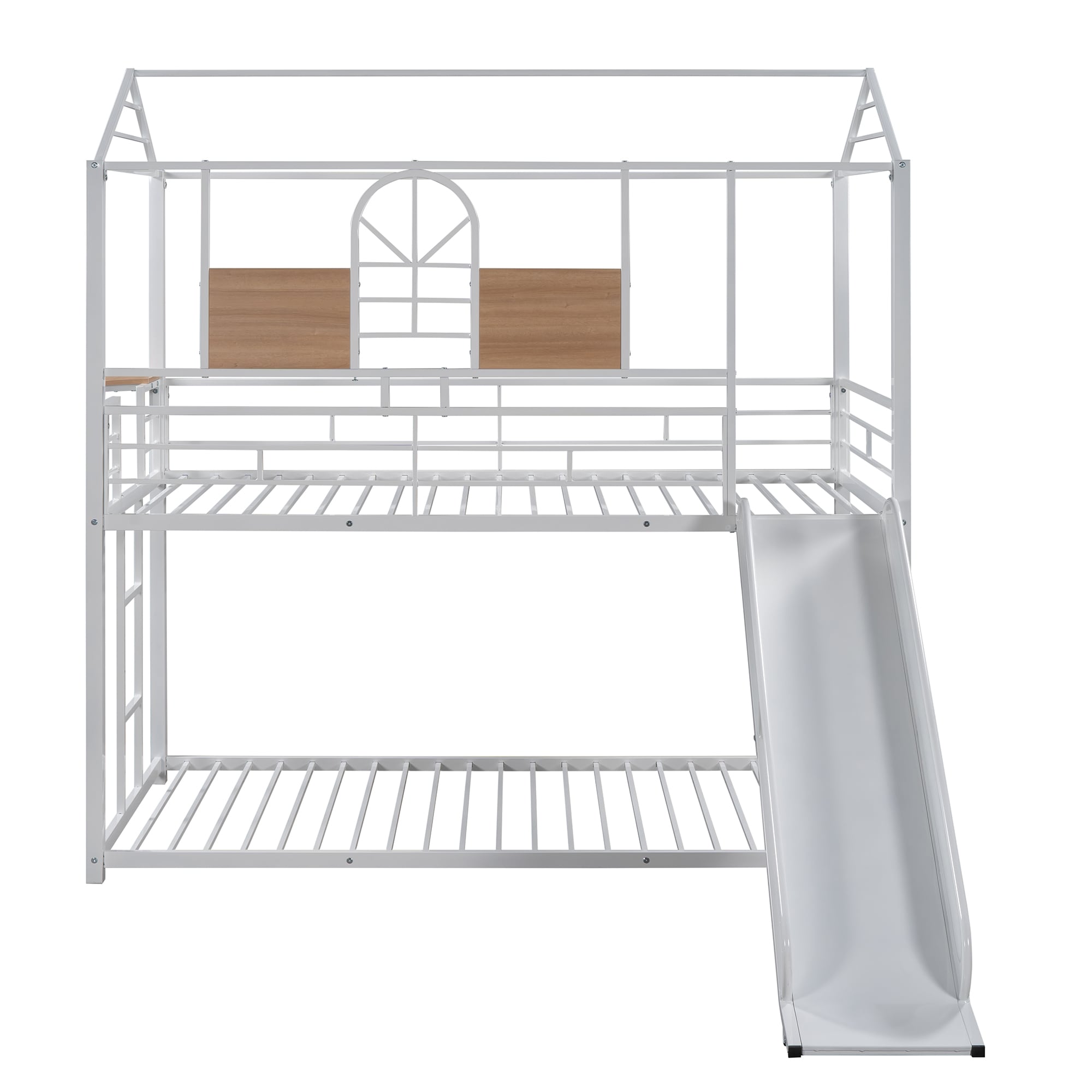 Qualler BLE000674K White Twin over twin Bunk Bed