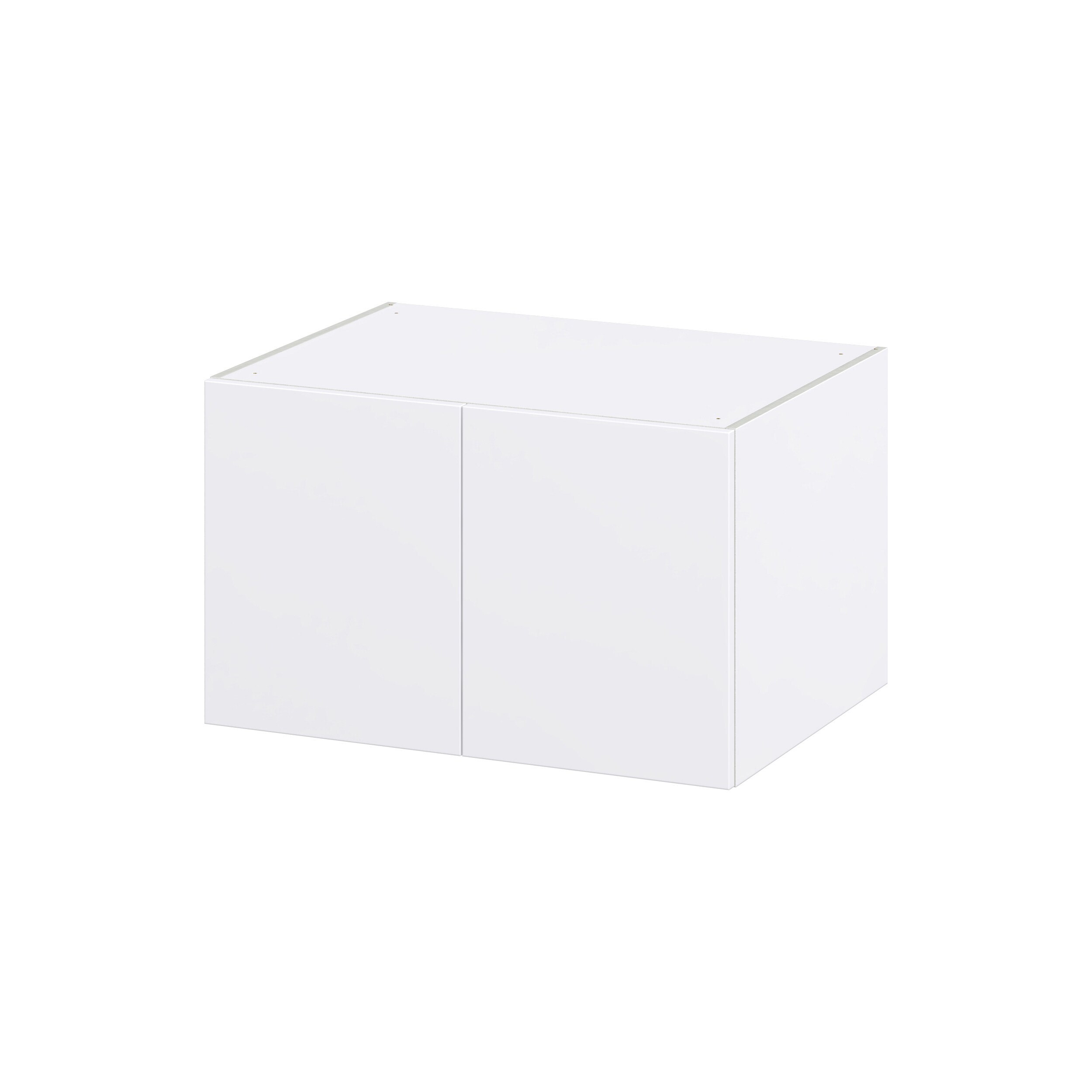 Hugo&Borg Lasalle 33-in W x 20-in H x 24-in D Bright White Slab Wall Fully Assembled Cabinet (Flat Panel Slab Door Style)