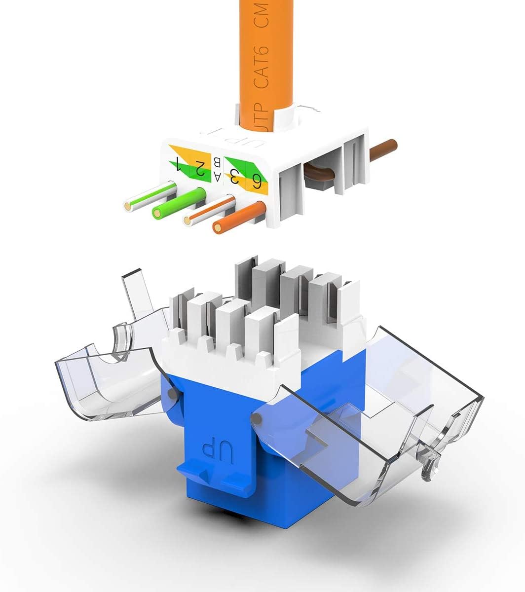 Etokfoks LET6SPVCJ Audio-Video-Wall-Jacks - View #6