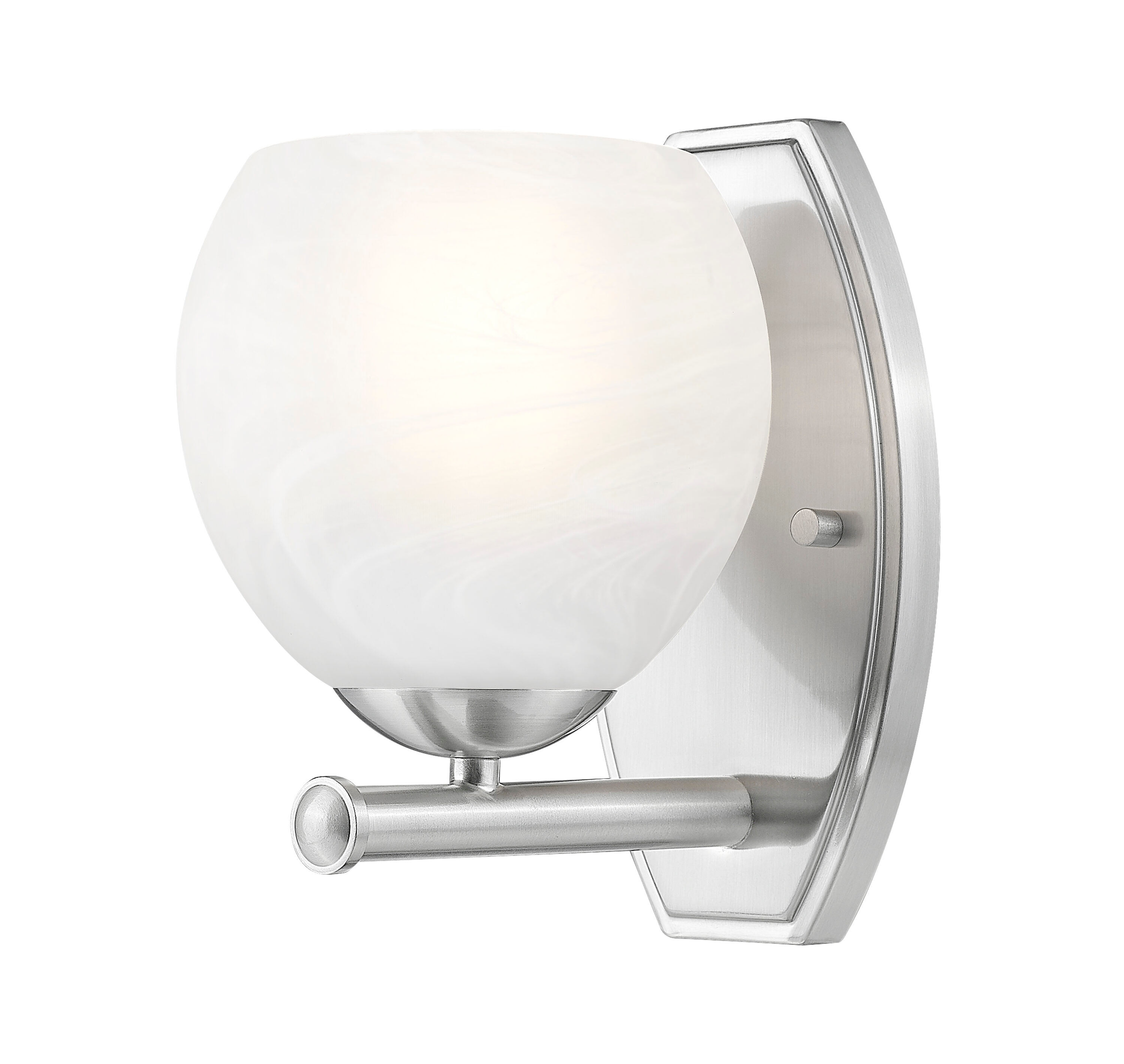 Z-Lite Colette Brushed Nickel 8.75 in 1 Light Wall Sconce