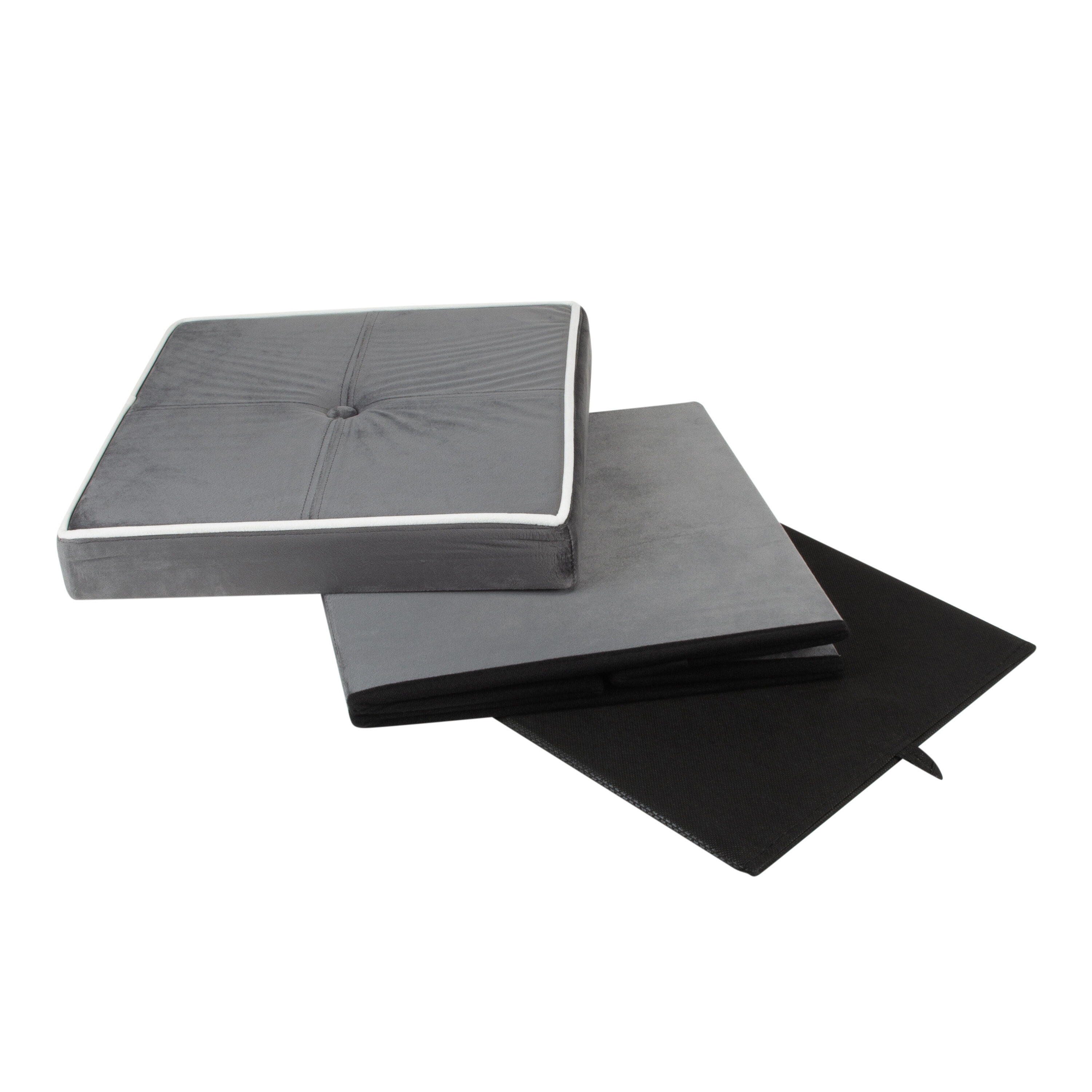 Simplify F-0629-GREY Indoor-Ottomans - View #9