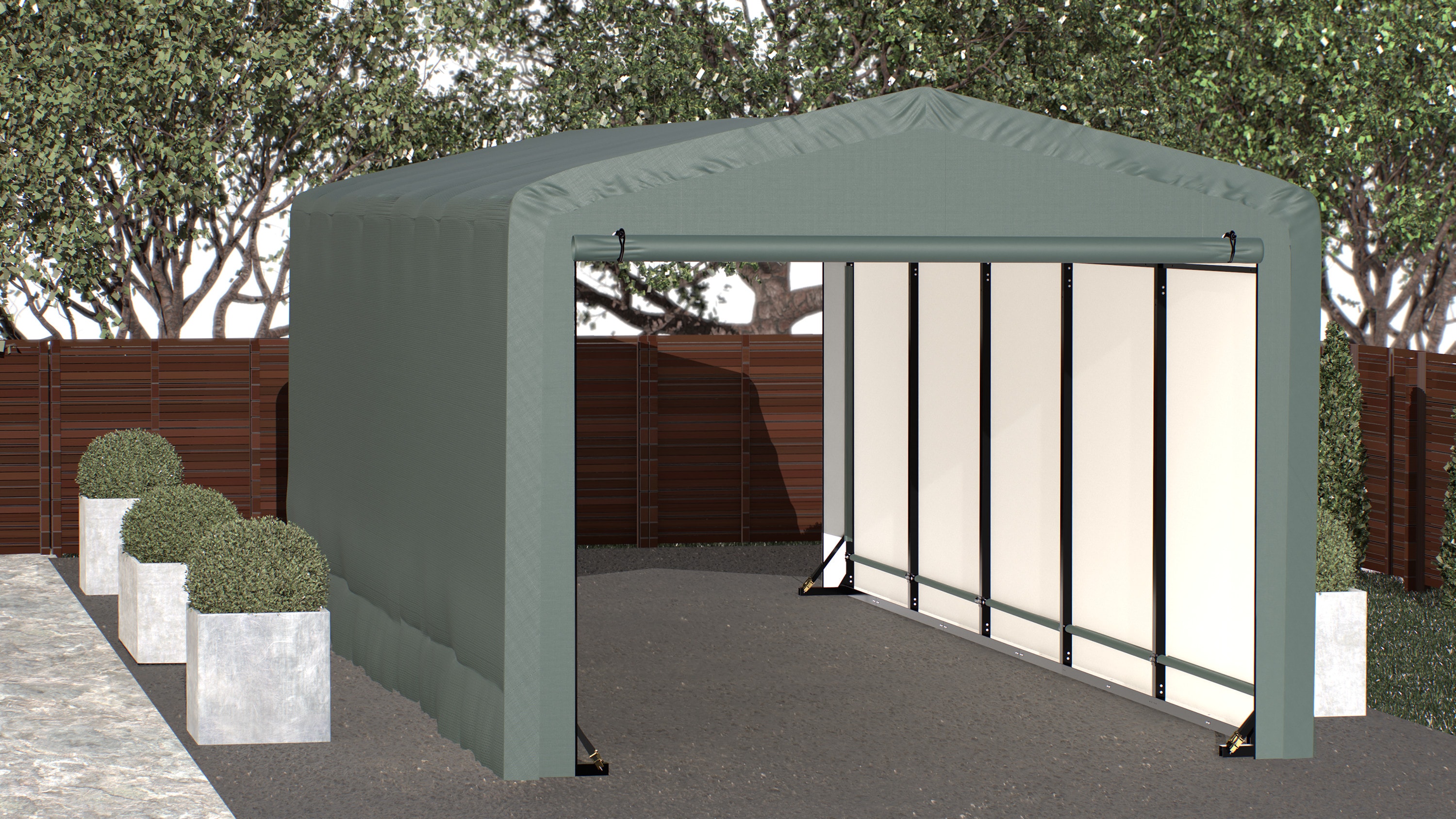 ShelterLogic SQAACC0104C01002308 Garage-Buildings - View #12