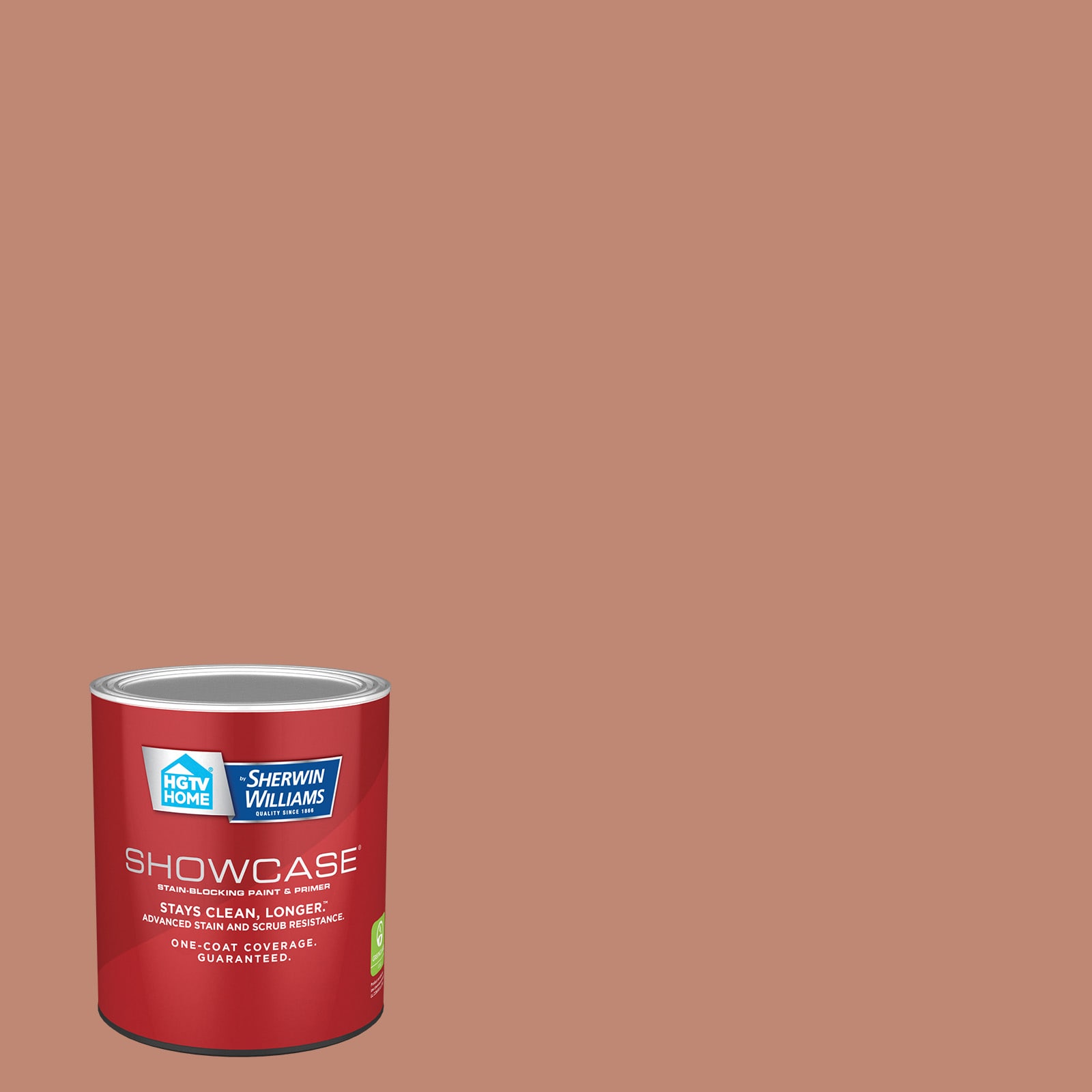 HGTV HOME by Sherwin-Williams 2003-7C-935226 Showcase Semi-gloss Kitchen Terra Cotta 2003-7C Acrylic Interior Paint Paint + Primer ( 1-quart )