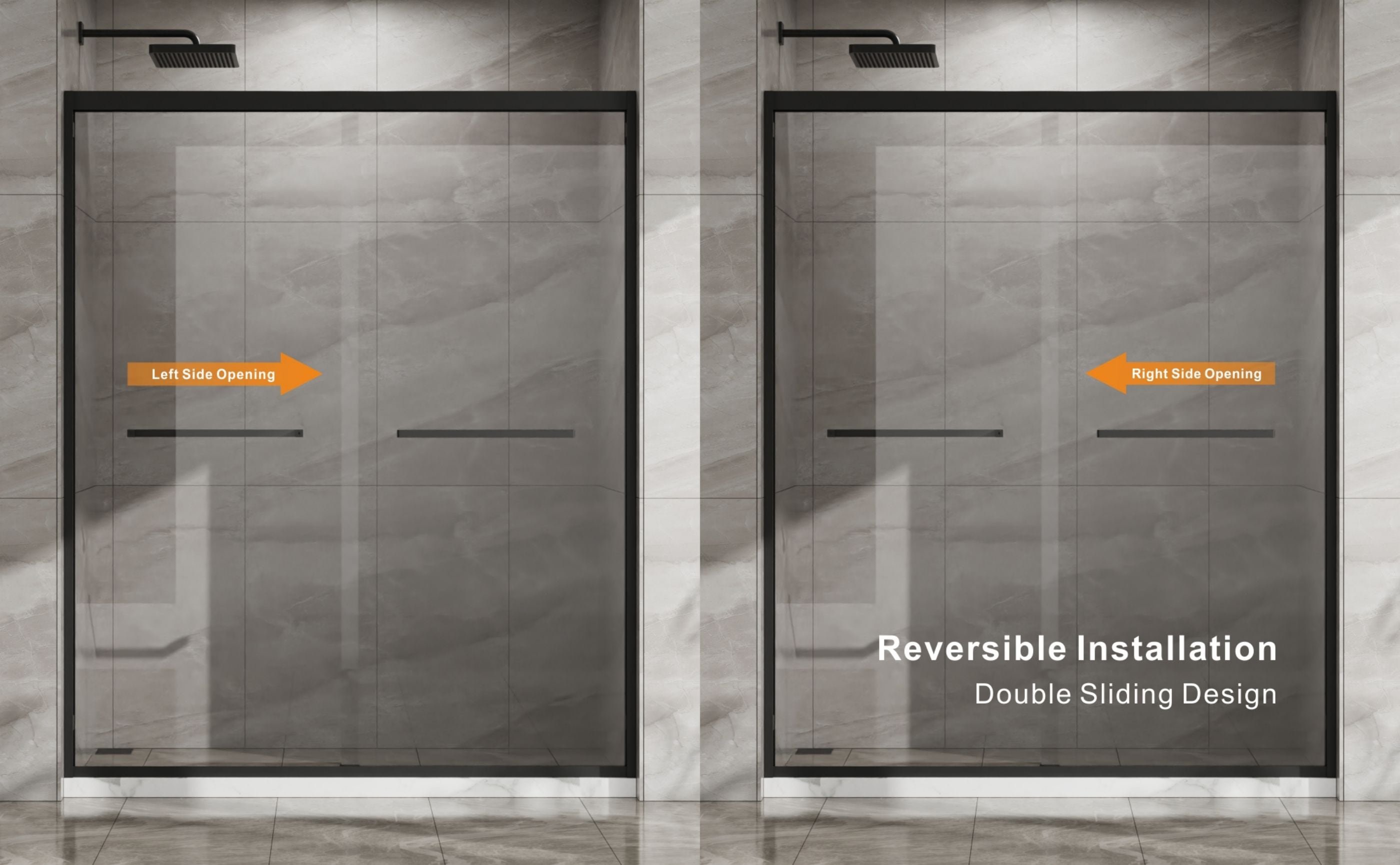 WELLFOR QPZ-TL03W Shower-Doors - View #3
