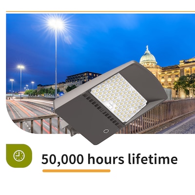 J&H LED 9600-Lumen 80-Watt Aluminum Integrated LED Wall Pack Light J&H LED 9600-Lumen 80-Watt Aluminum Integrated LED Wall Pack Light