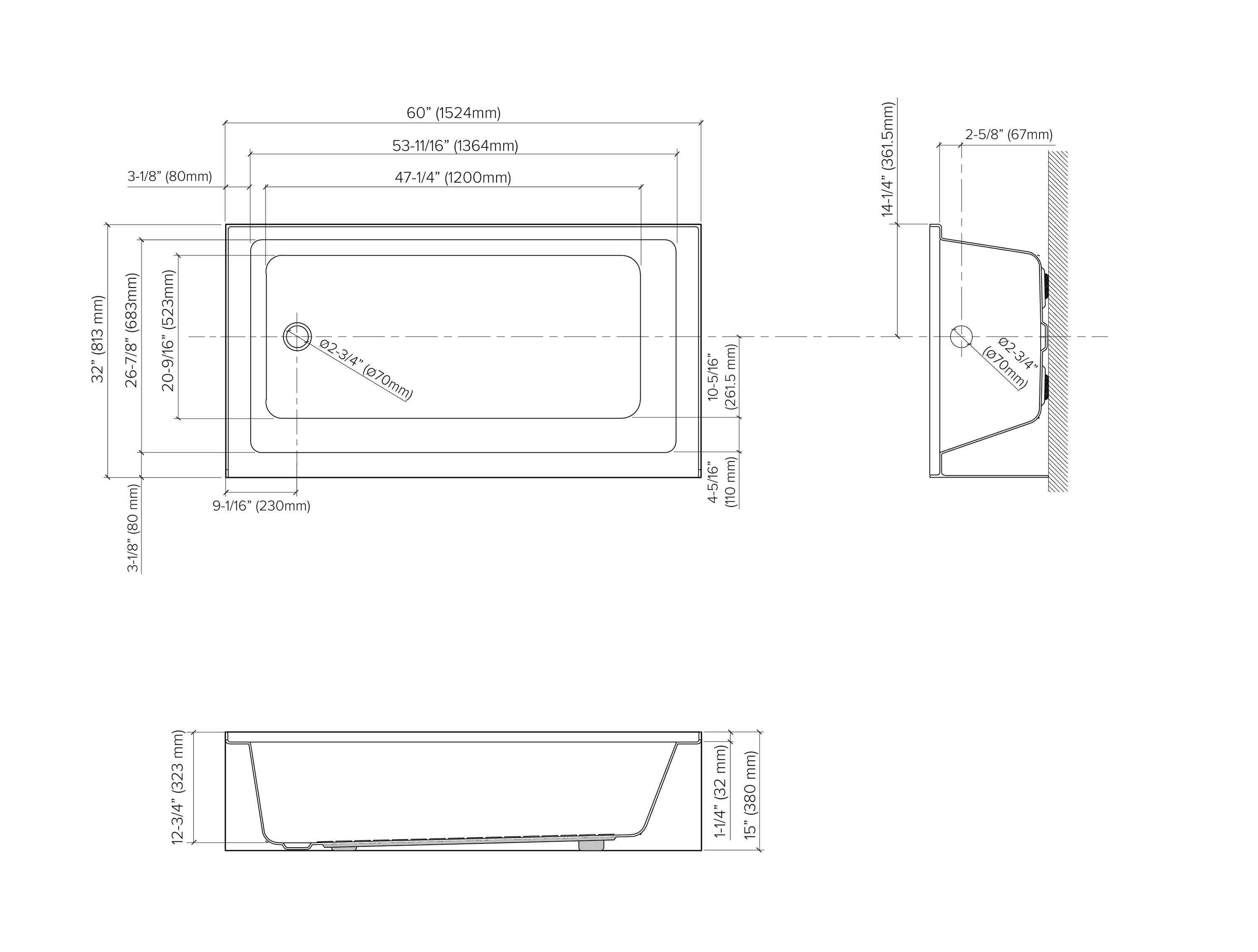 Transolid UATTR603215-R bathtubs - View #6
