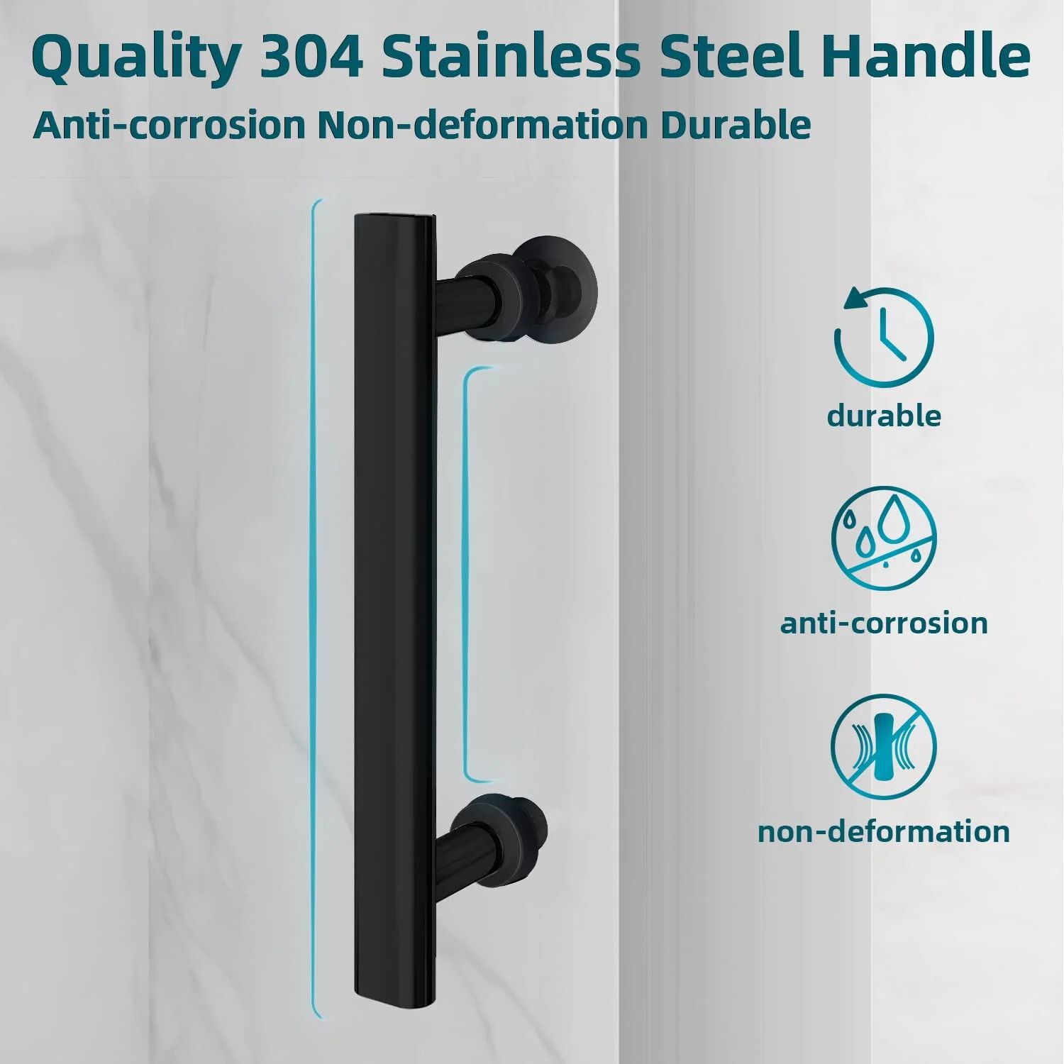 WELLFOR OUG68681BDK+ Shower-Doors - View #4