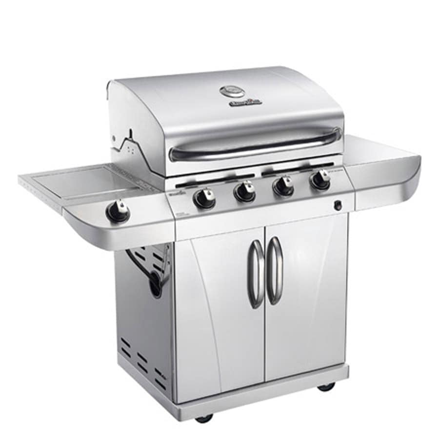 Char-Broil Stainless Stainless 4-Burner (34,000-BTU) Liquid Propane Gas ...