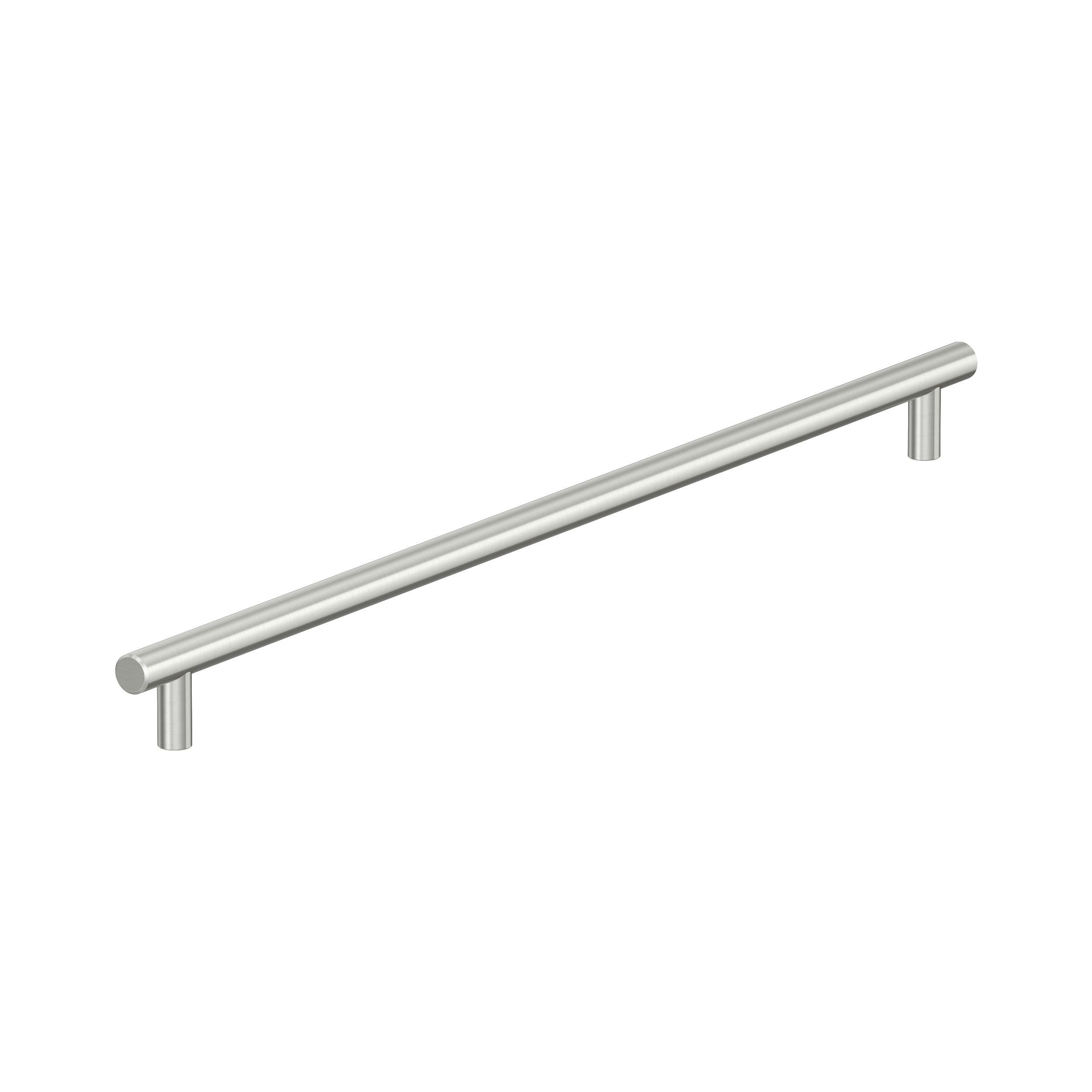 Amerock BP54026SS Bar Pulls 24-in , 608mm Center to Center Stainless Steel Cylindrical Bar For Use on Appliances Drawer Pulls