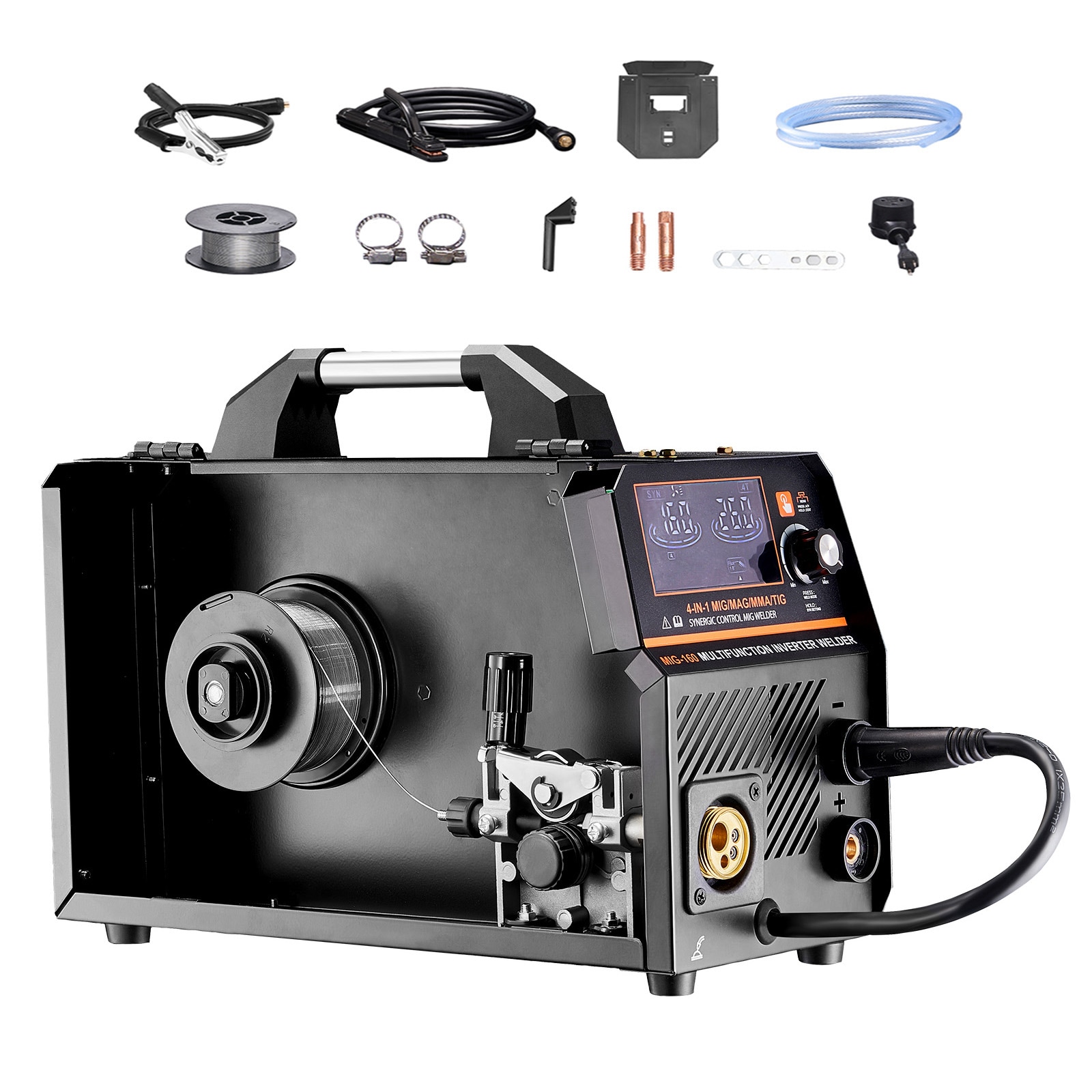 VEVOR MIG Welder 120 -Volt 160 -Amp MIG flux-cored Wire Feed Welder