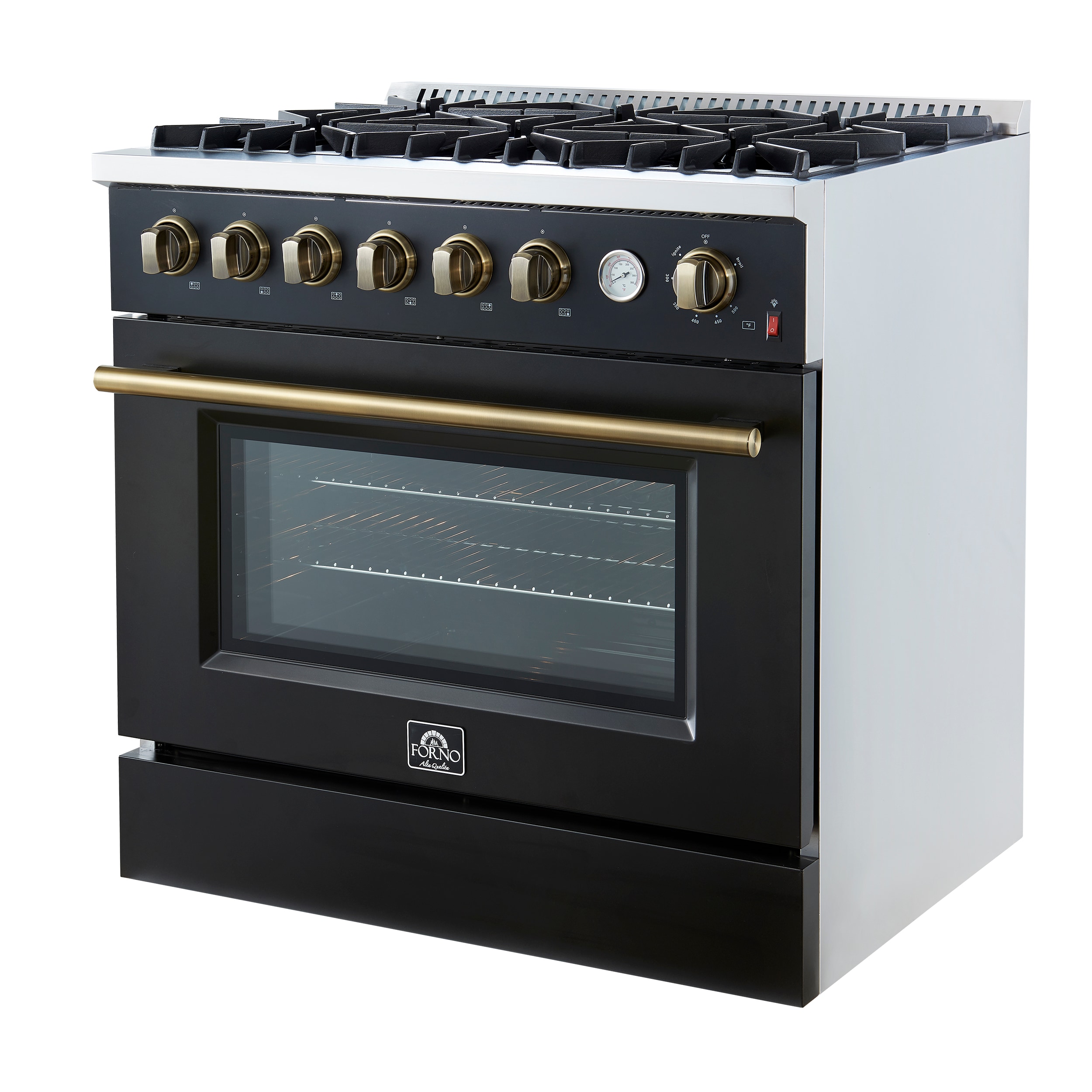 FORNO FFSGS6277-36BLK Freestanding-Gas-Ranges - View #2