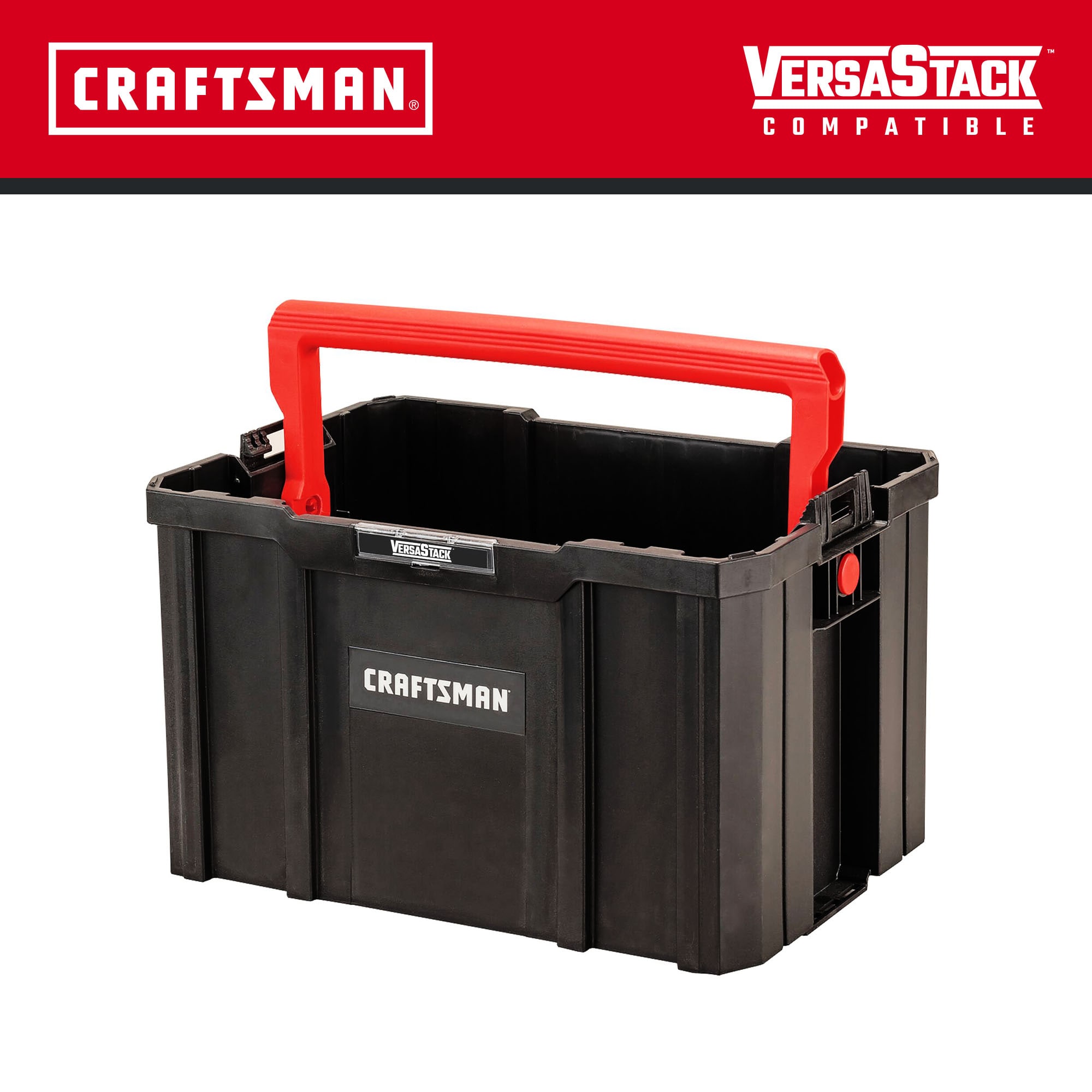 Craftsman Tool Box Portable Tool Box Large Thick Plastic Storage Box with  Organizer Tray and Divider Folding Double Clamshell Tools Container Tool  Storage (Color : A) : : Tools & Home Improvement