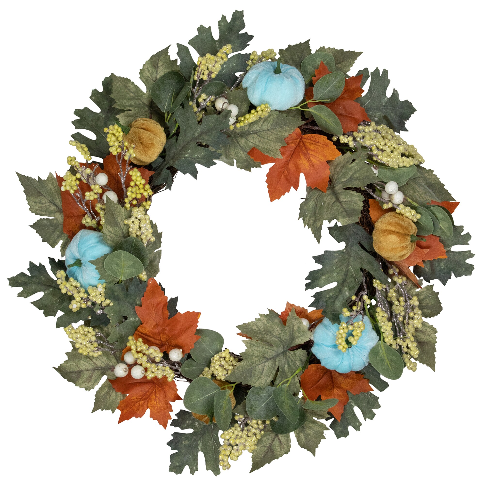Northlight 35182617 1.83-ft 22-in Harvest Artificial Wreath