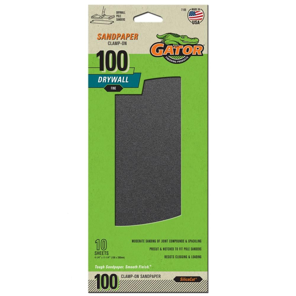 Gator 9 x 11 Multi-Surface Sanding Sheets, 220 Grit, 25 Pack