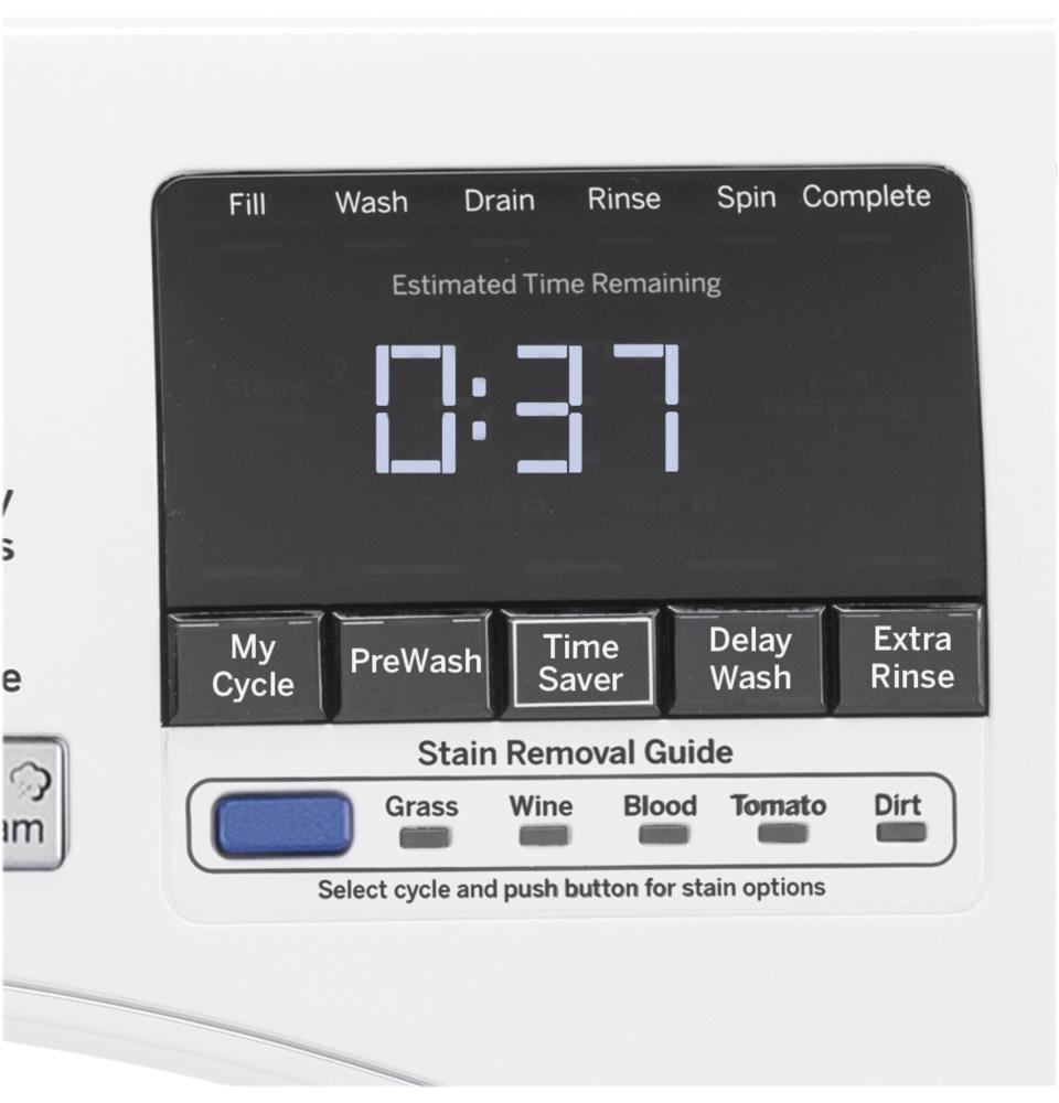 GE 4.5-cu ft Stackable Steam Cycle Front-Load Washer (White) ENERGY STAR at