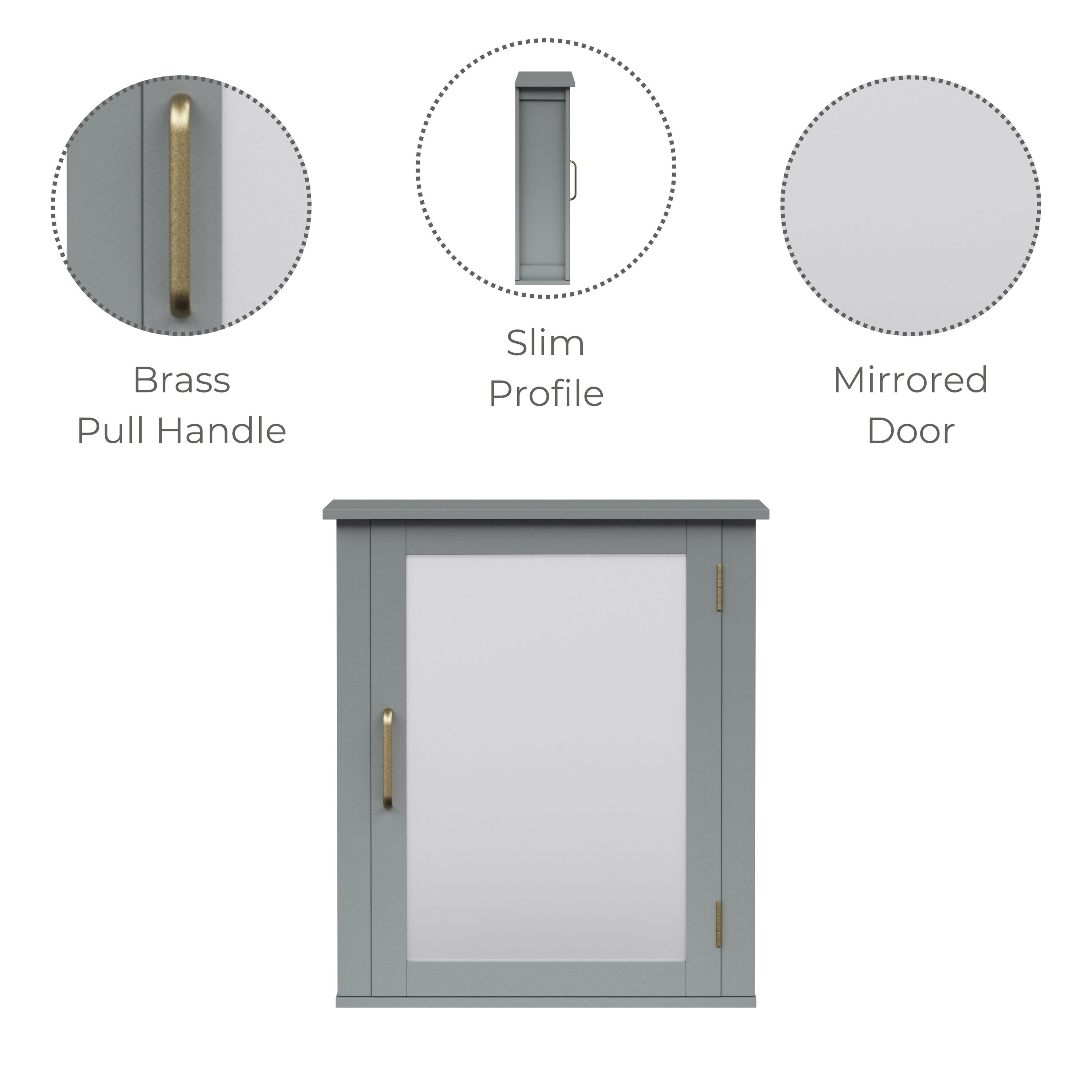 Teamson Home EHF-F0021 Bathroom-Medicine-Cabinets - View #5