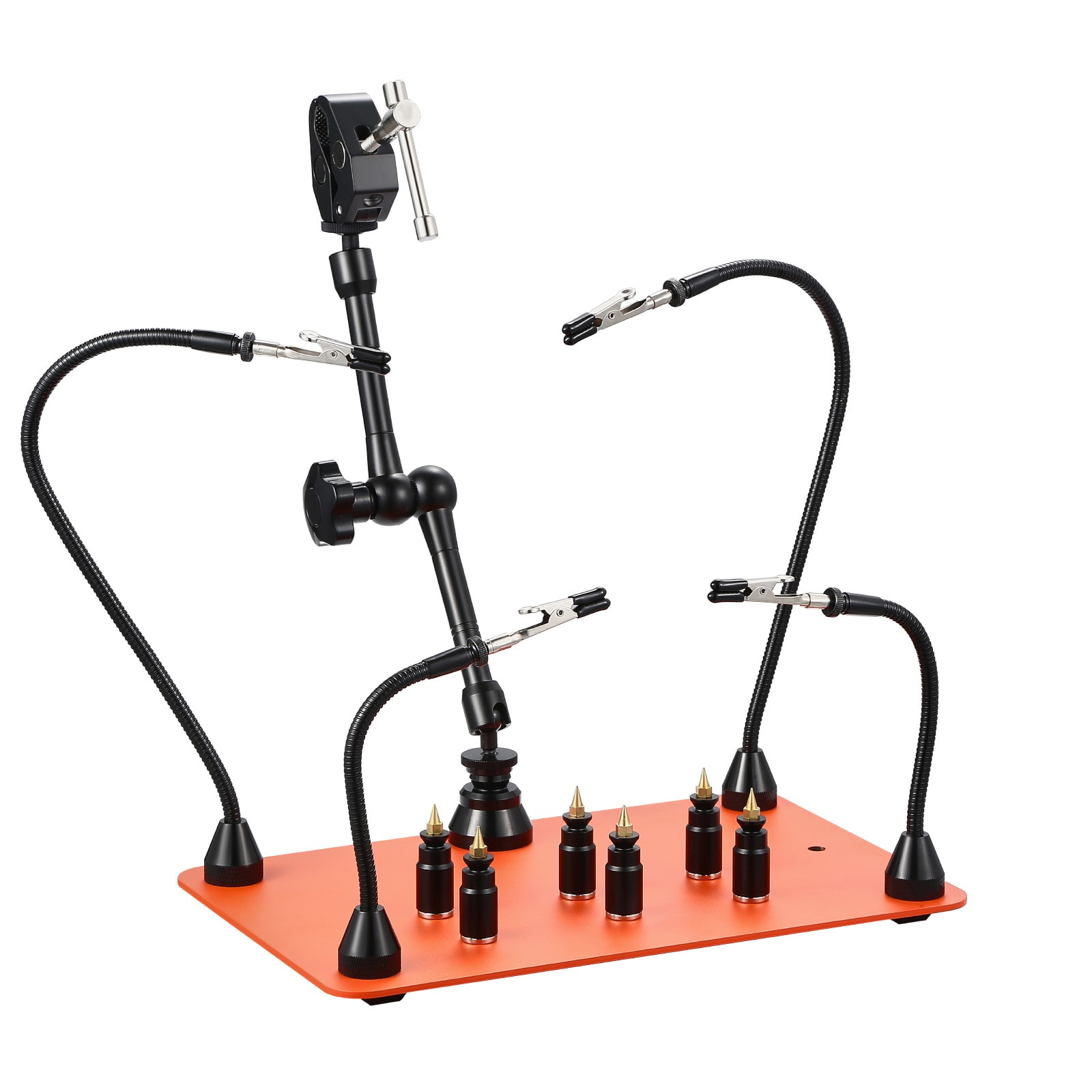 VEVOR Magnetic Helping Hands Soldering Station 4 Flexible Arms Third ...