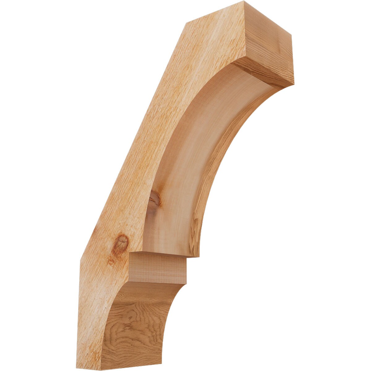 Ekena Millwork BRC06X14X22BOA00RWR 6-in x 14-in x 22-in Western Red Cedar Unfinished Wood Balboa rough sawn