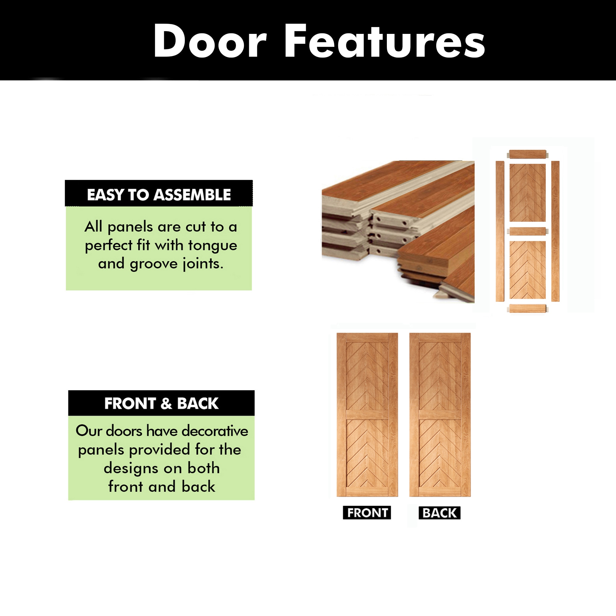HOMACER JT1-2680-EA Barn-Doors - View #3