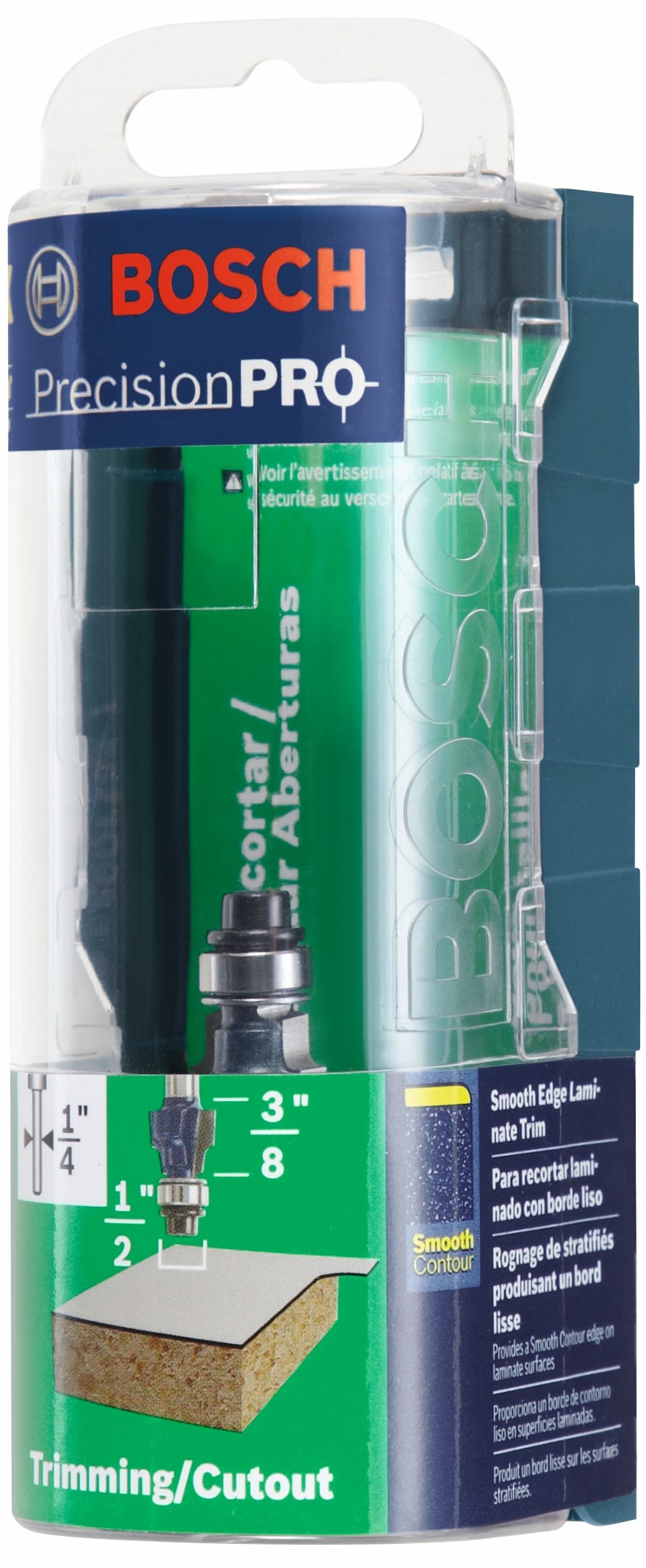 Bosch 85316MC Trimming-Cutout-Router-Bits - View #2