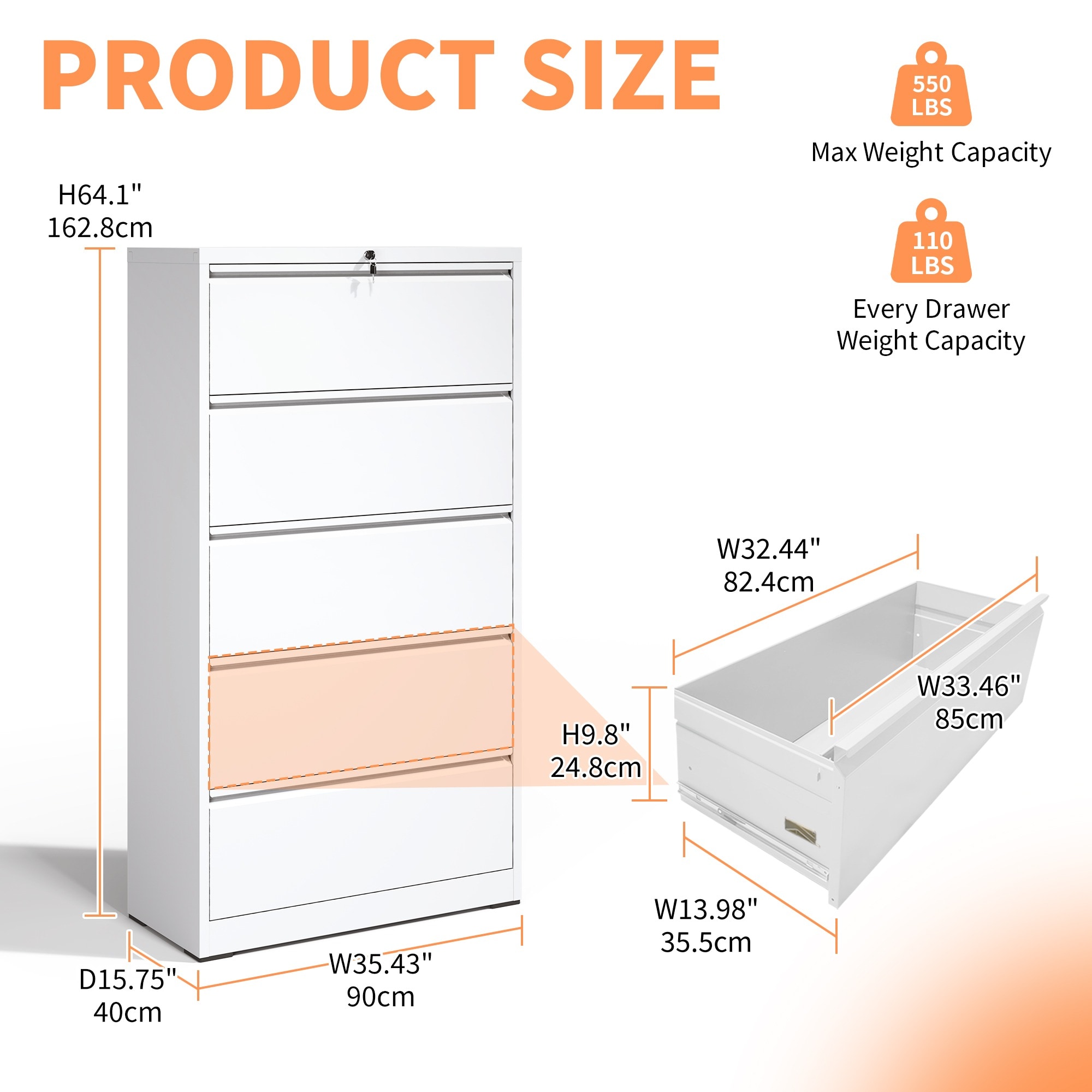 HyperDrop Cart W-T2398S00006 Filing-Cabinets - View #2