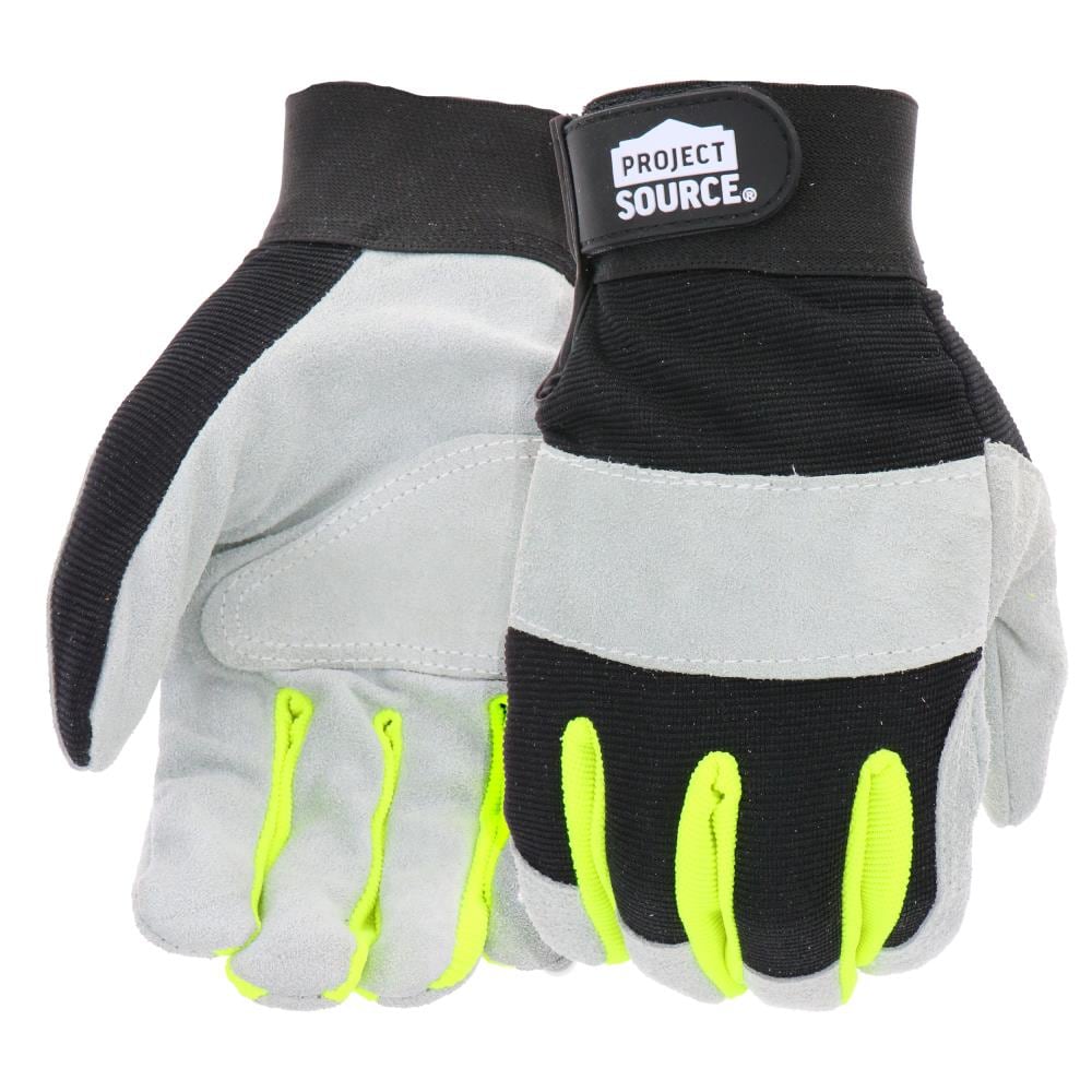 Project Source X-large Polyester Construction Gloves, (1-Pair) in the Work  Gloves department at