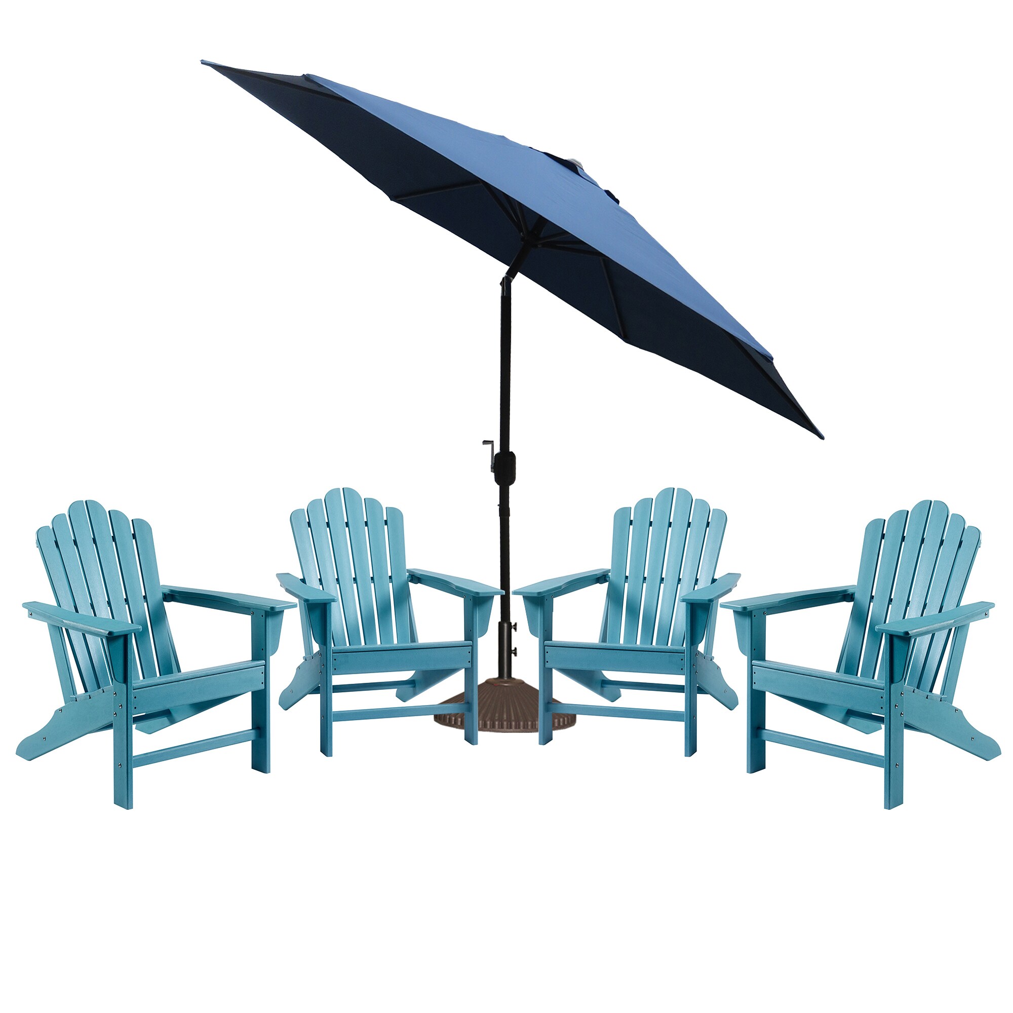 adirondack chair set with umbrella