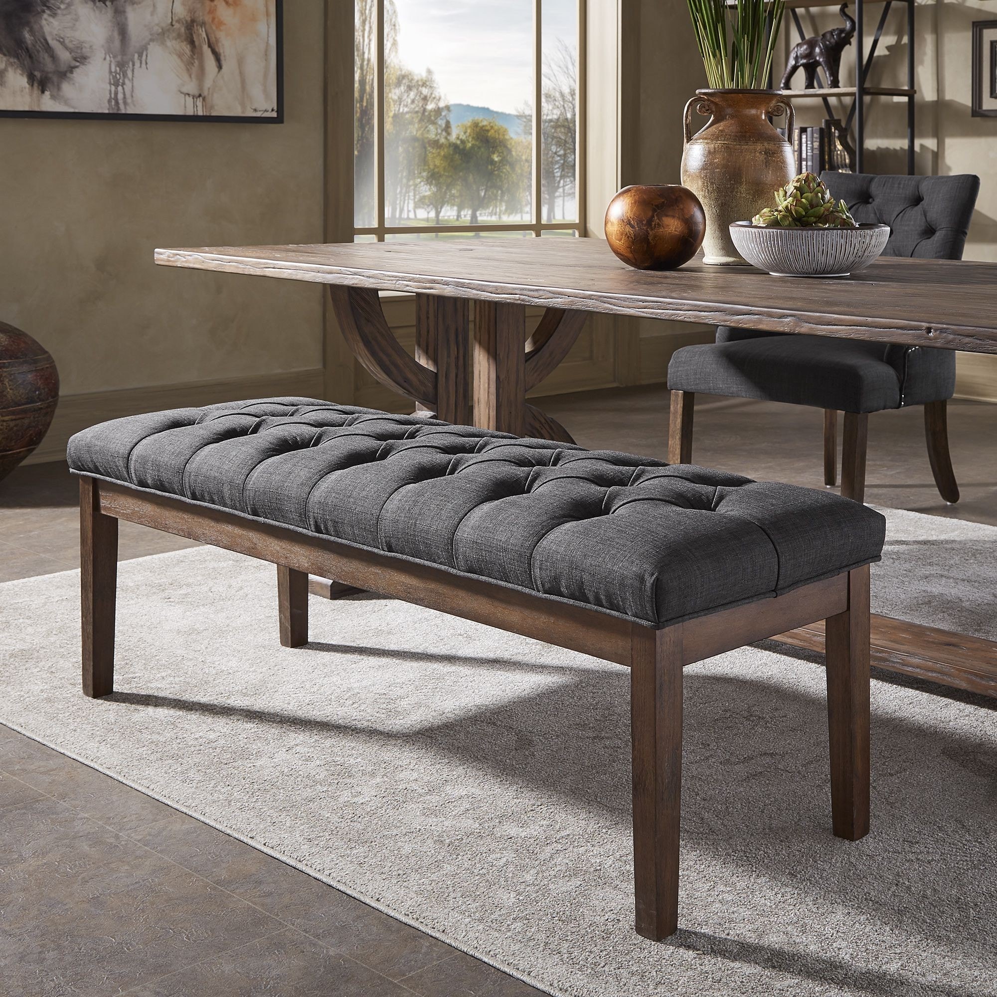 Safavieh E207BR-14DGL bench - View #2