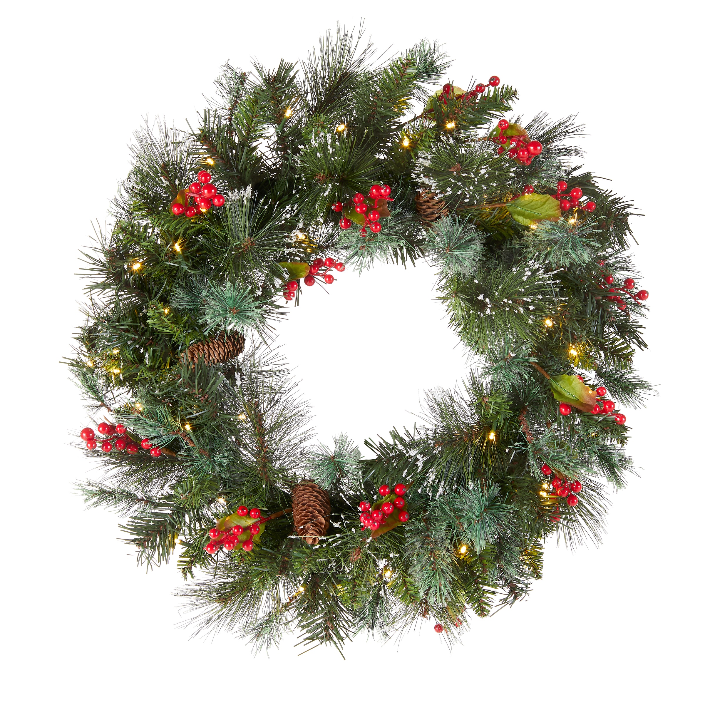 National Tree Company WP1-300L-24W-B1 Artificial-Christmas-Wreaths - View #10