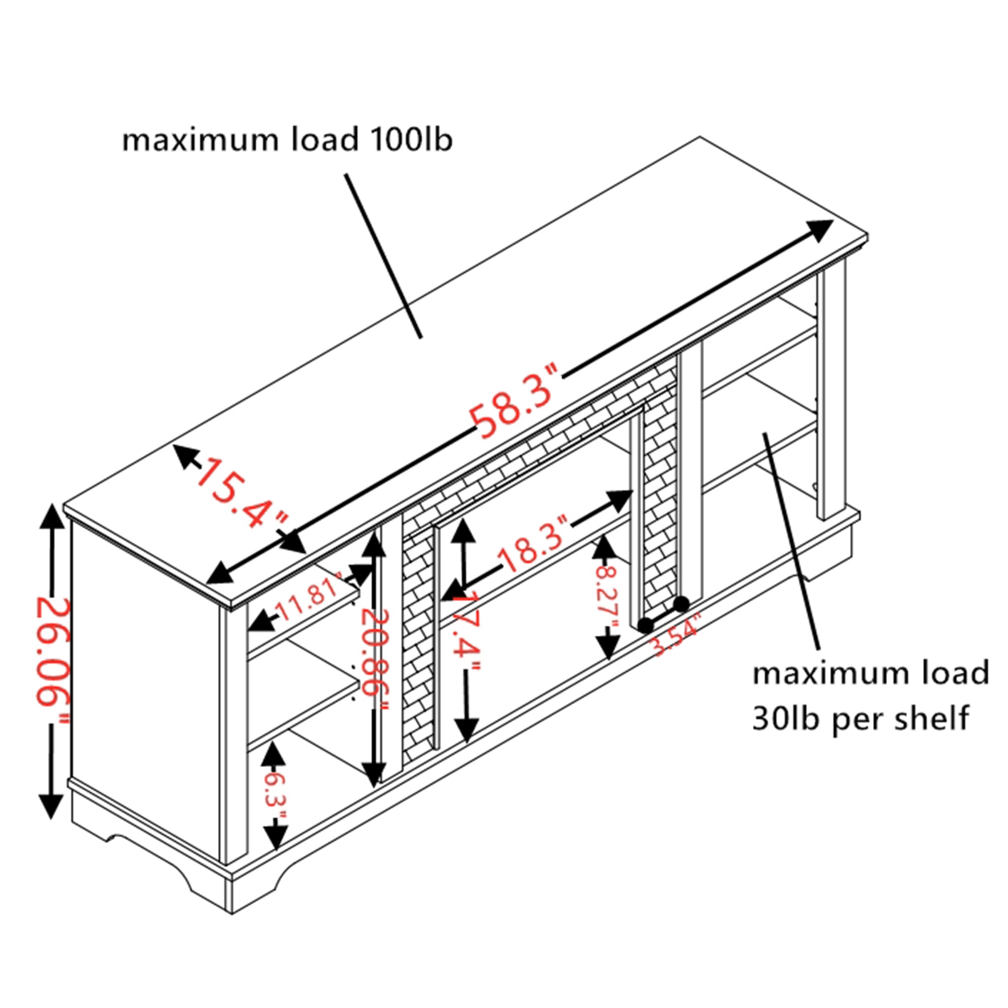 SINOFURN SYC160029GY Tv-Stands - View #7