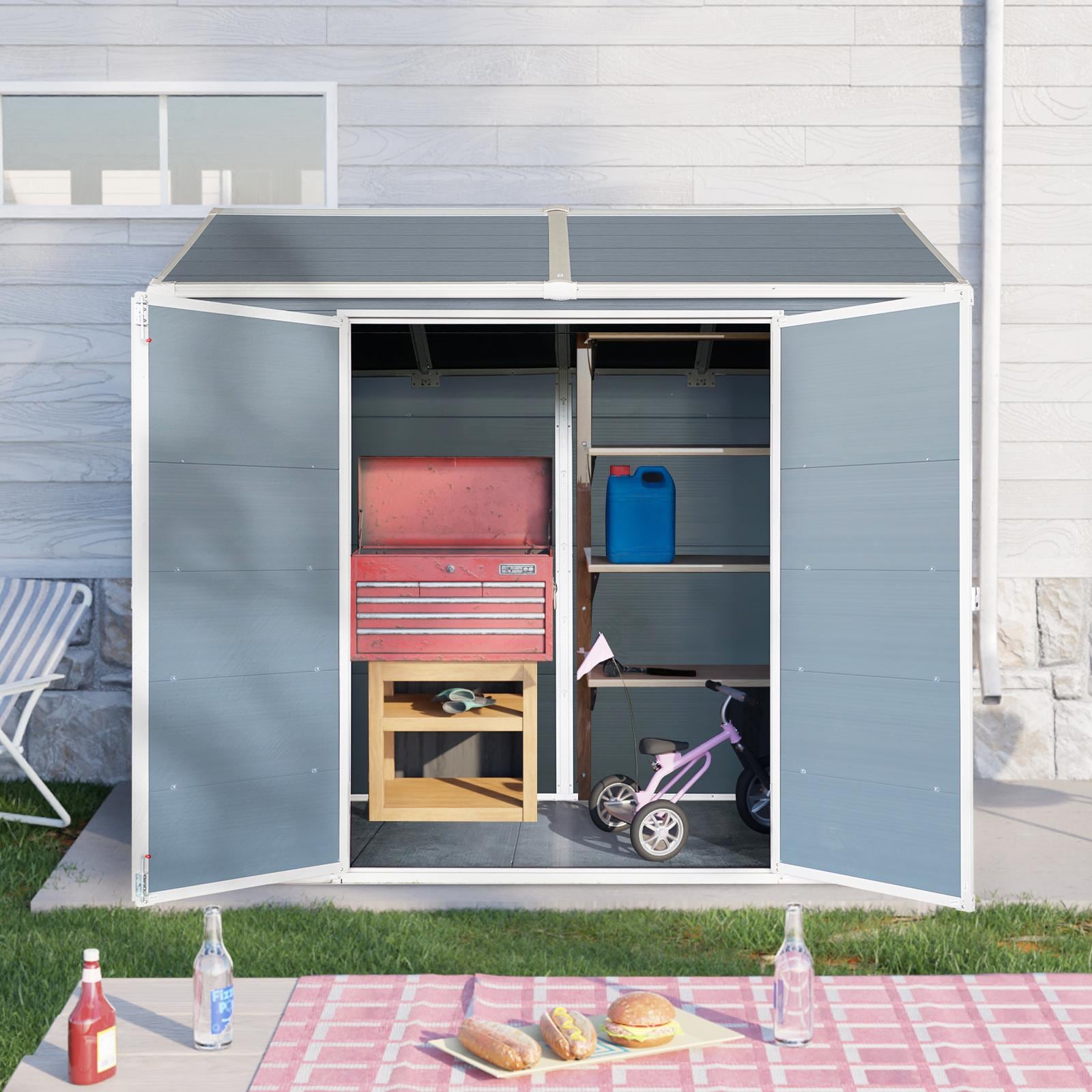 Bayfeve BF-54045-SD Vinyl-Resin-Storage-Buildings - View #2