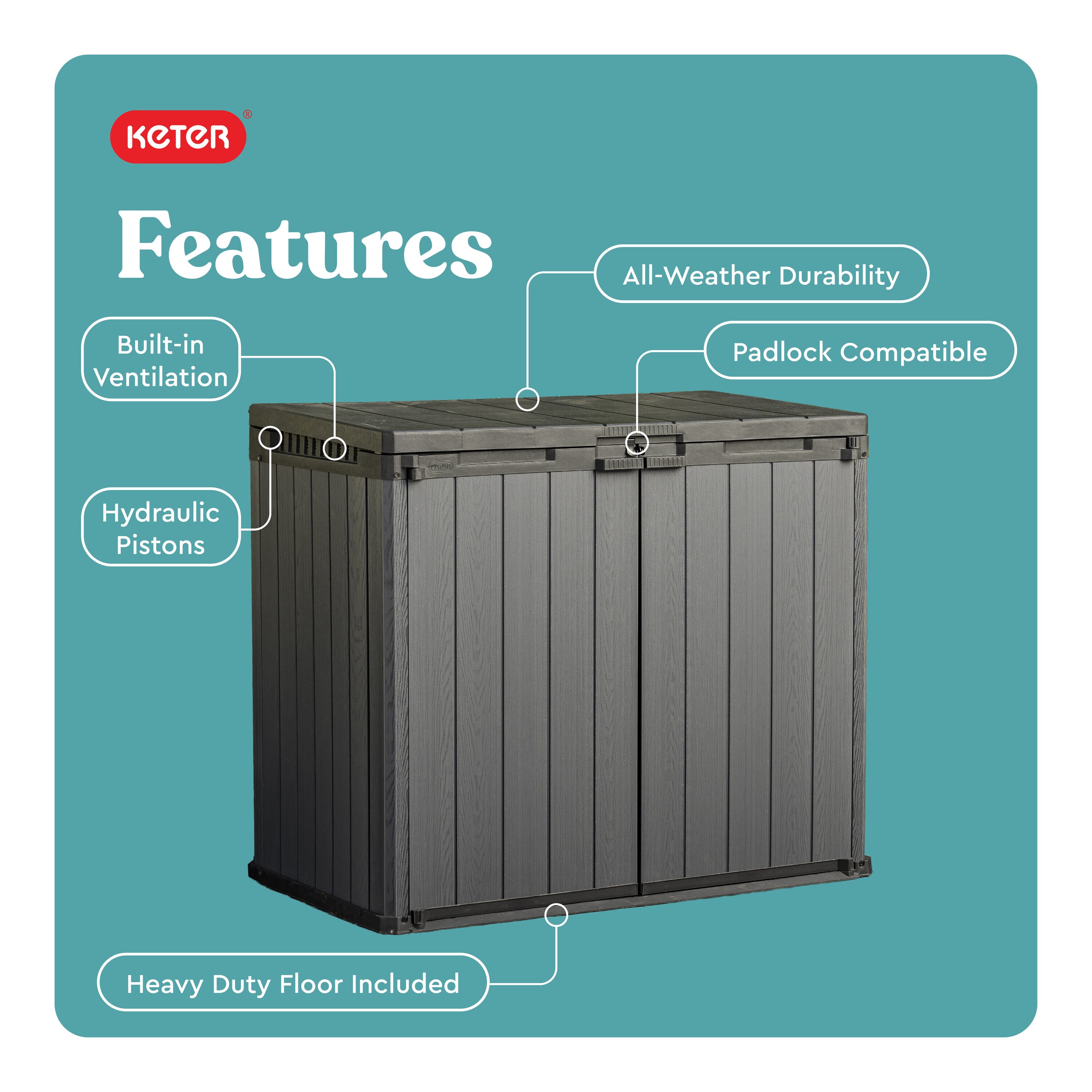 Keter 263229 Vinyl-Resin-Storage-Buildings - View #5